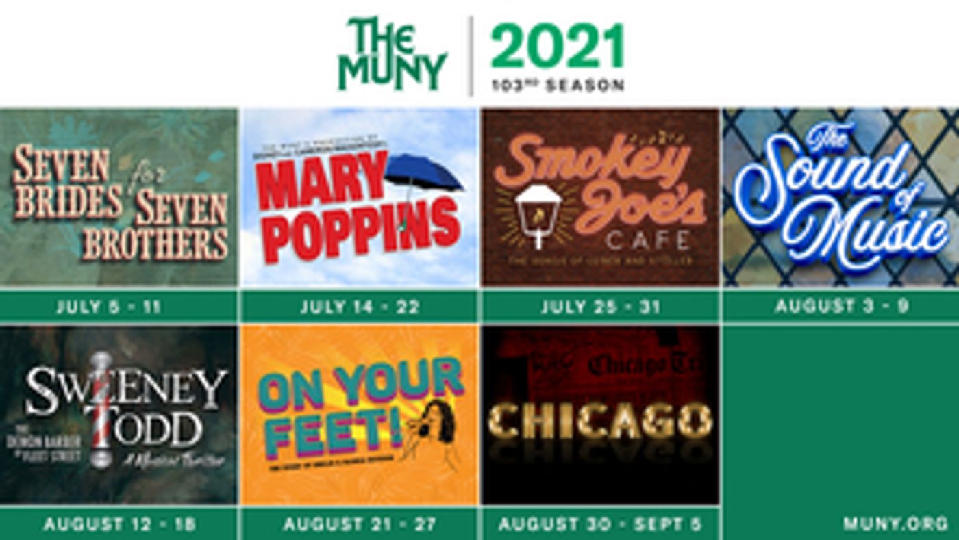 The Muny Announces Dates for 2021 Season, Featuring MARY POPPINS, THE SOUND OF MUSIC, SWEENEY TODD & More  Image