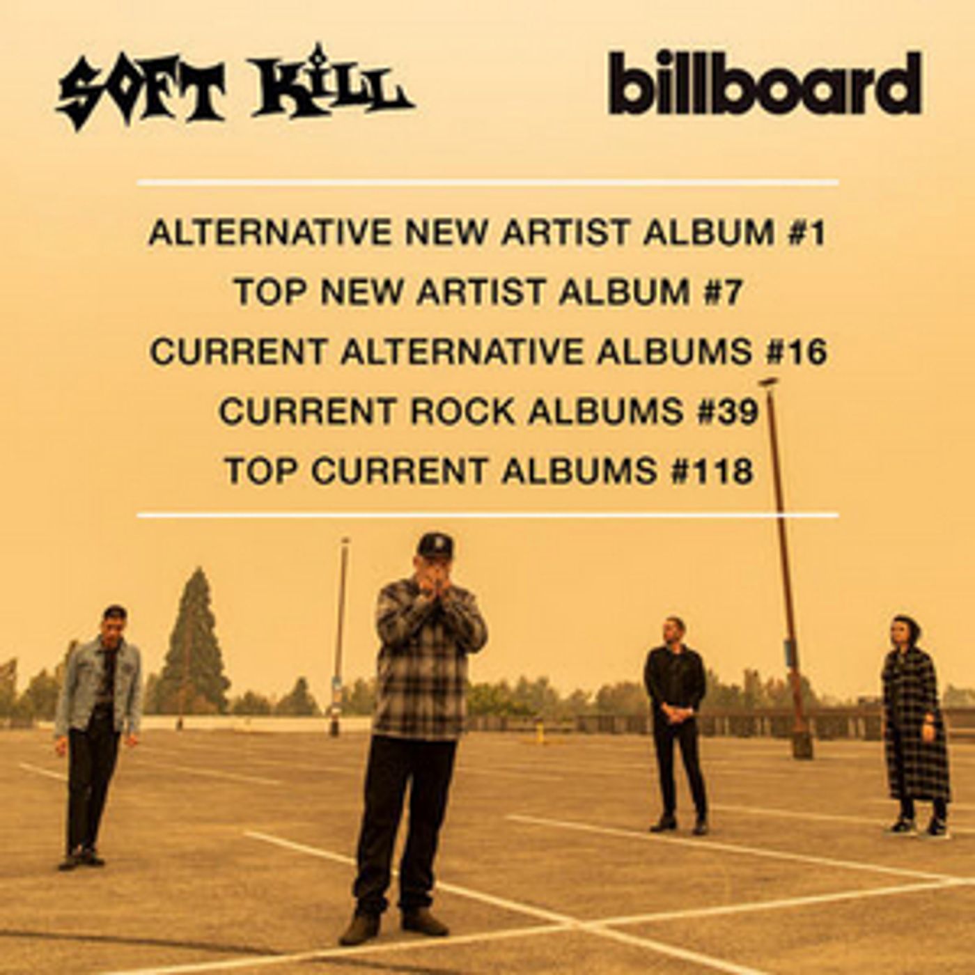 Soft Kill 'Dead Kids, R.I.P. City' Album Tops Billboard Alternative Charts Soft Kill 'Dead Kids, R.I.P. City' Album Tops Billboard Alternative Charts Image