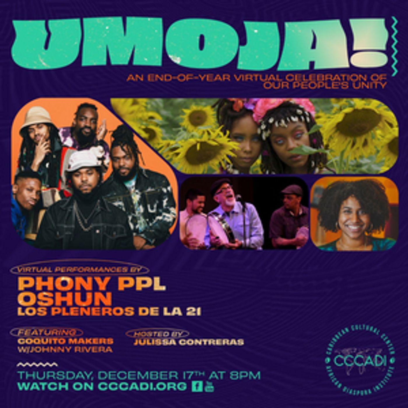 CCCADI Presents UMOJA!A Year-End Virtual Celebration  Image