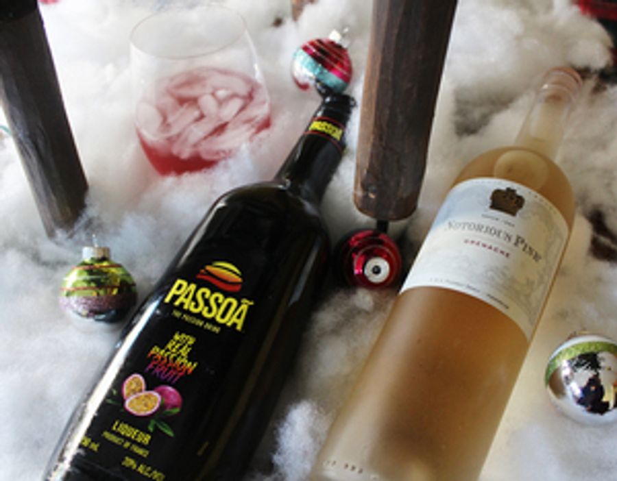 Make a Festive SANGRIA with Passoã and Notorious Pink Rosé Image