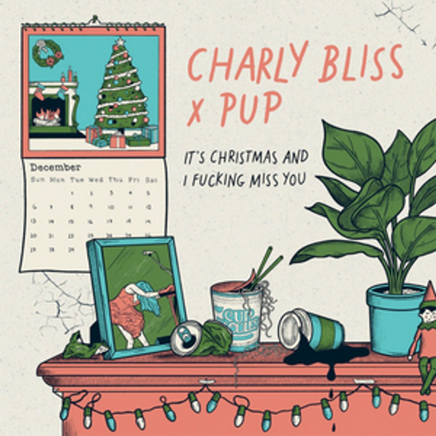 CHARLY BLISS & PUP Release Holiday Single 'It's Christmas and I F-cking Miss You'  Image