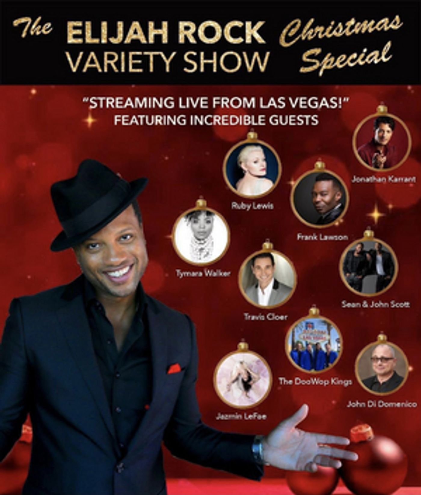 Feature: Celebrate with ELIJAH ROCK VARIETY SHOW CHRISTMAS SPECIAL Streaming Online from the Renkus-Heinz Theatre At Notoriety  Image