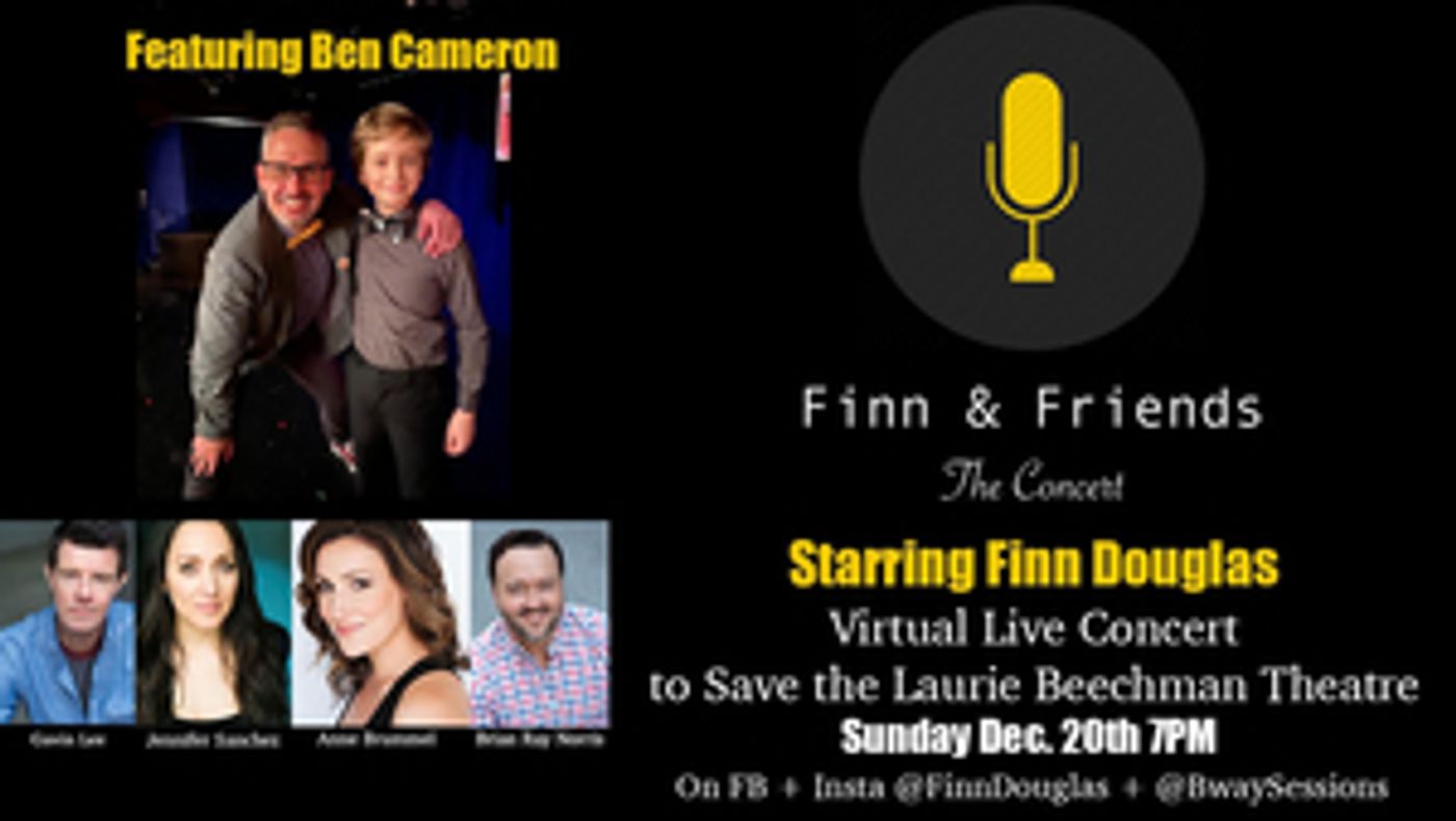 Finn Douglas & Broadway Sessions Present Fundraiser 'Finn & Friends: The Concert'  Image