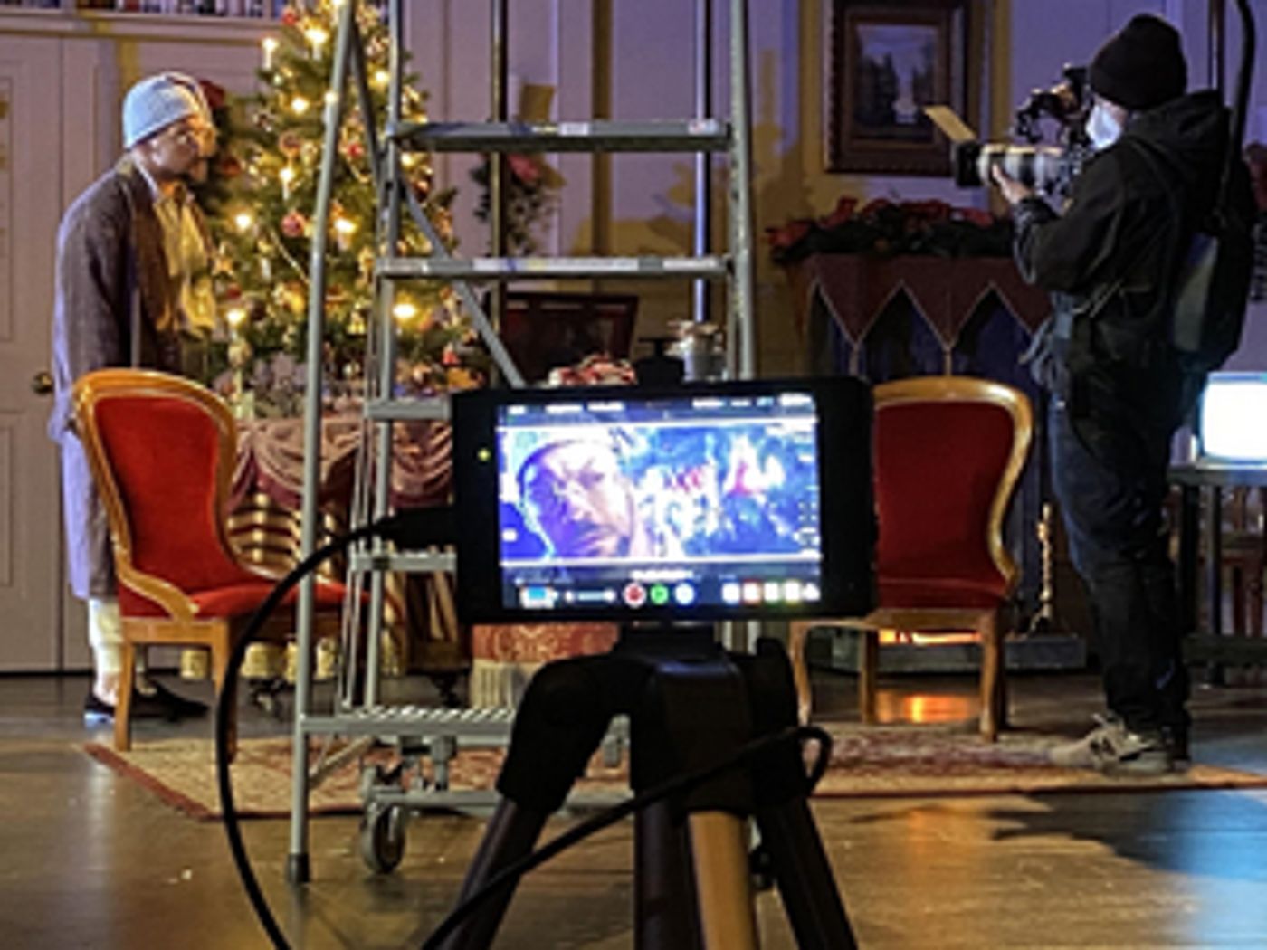 Review: A CHRISTMAS CAROL ONLINE at Trinity Rep sparkles with spirited innovation Review: A CHRISTMAS CAROL ONLINE at Trinity Rep sparkles with spirited innovation Image