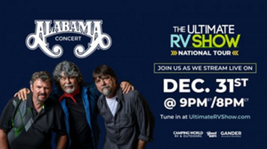 ALABAMA Reveals FREE New Year's Eve Concert, Courtesy of Camping World  Image