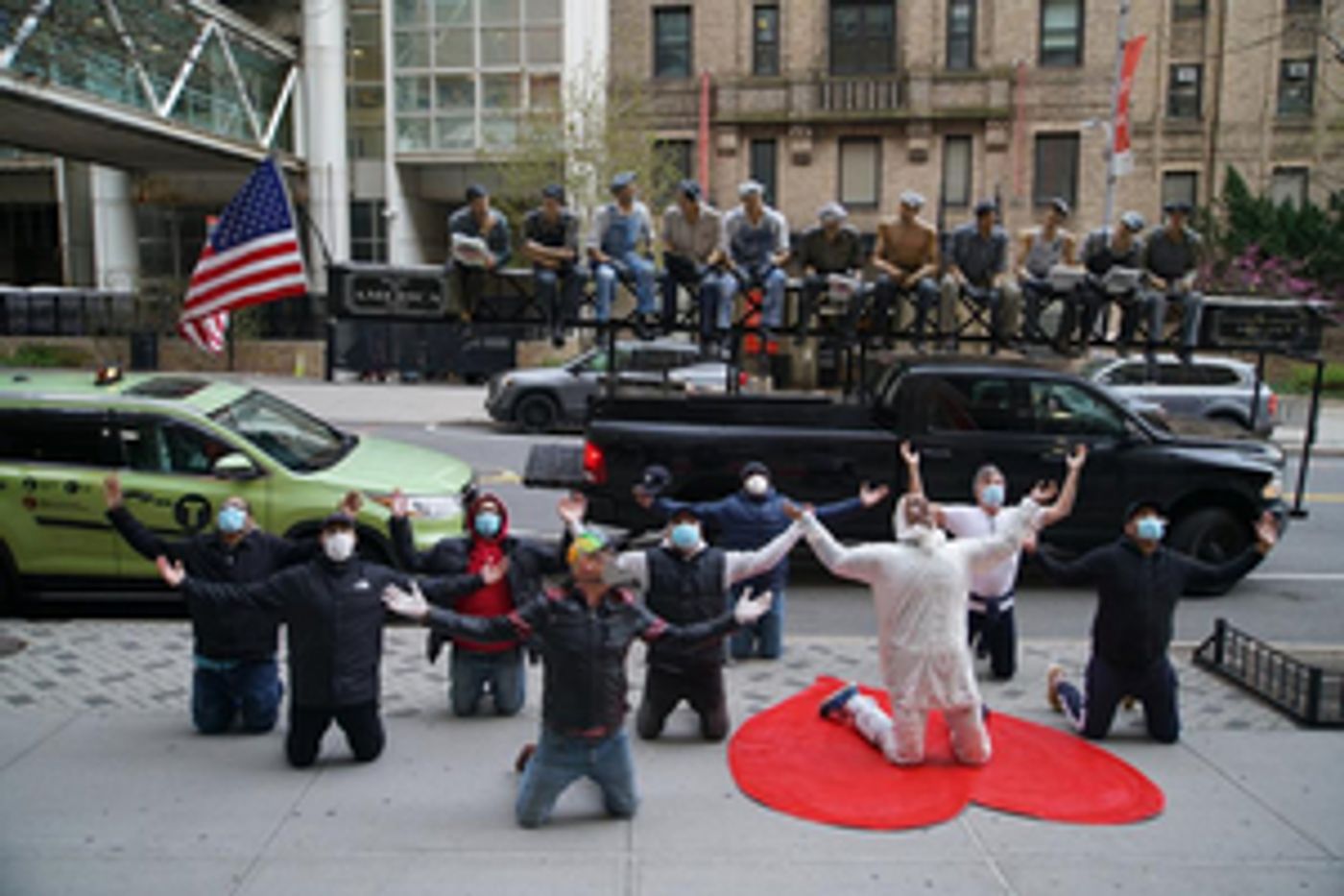 Sergio Furnari Creates Symbol of Hope with Life-Sized Sculpture of Doctor/Nurse Praying  Image