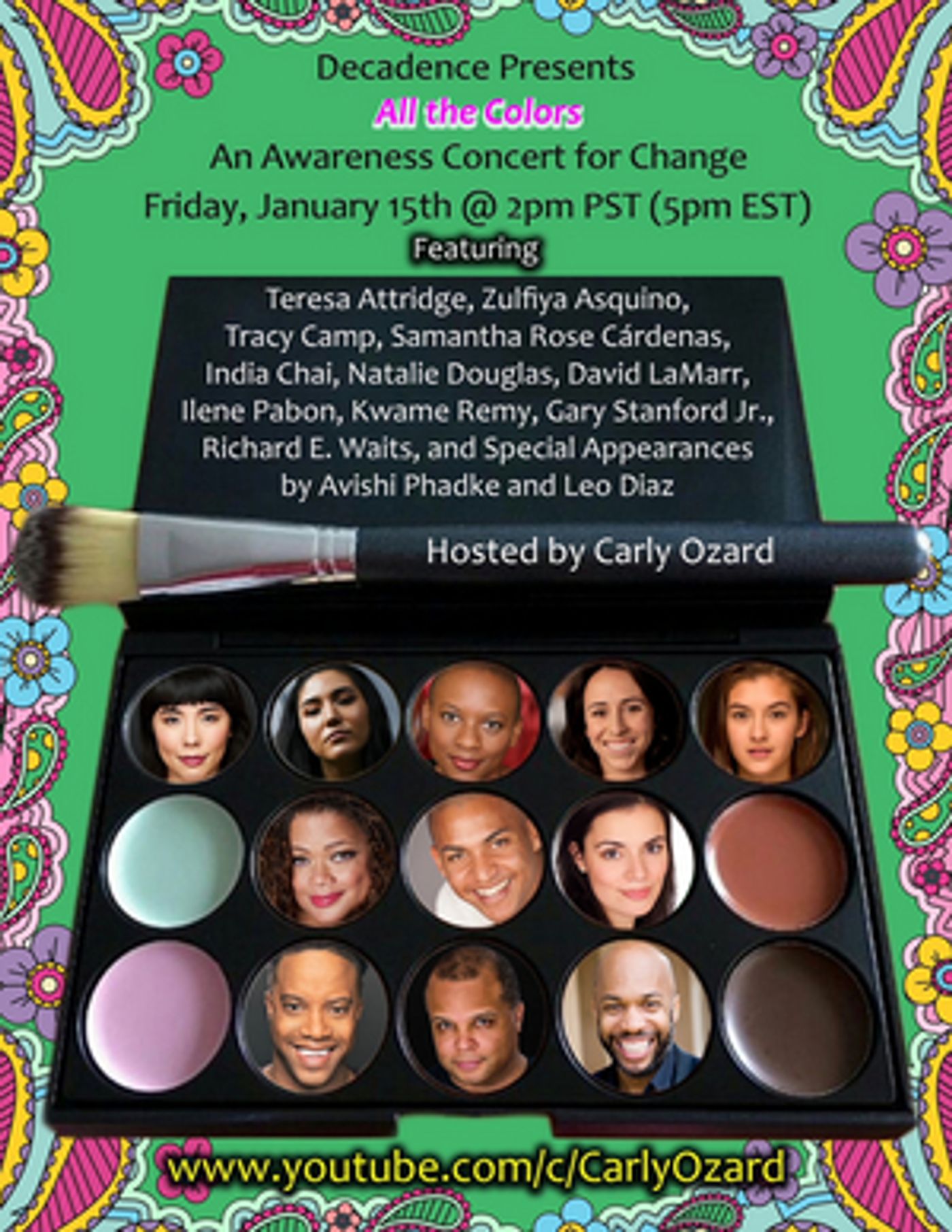 BWW Previews: Carly Ozard Presents VOICES OF COLOR: All the Colors Online Concert January 15th  Image