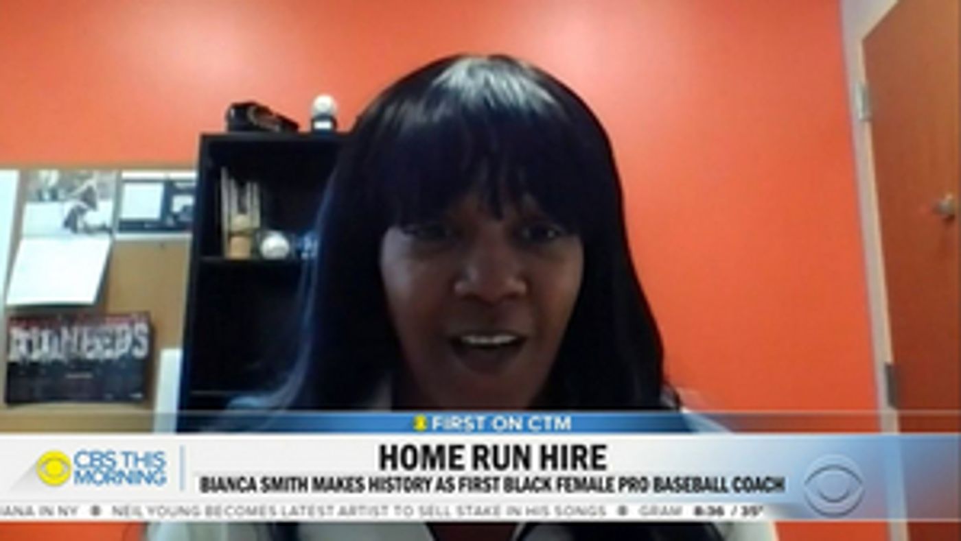 First Black Woman to Coach Pro Baseball Appears on CBS THIS MORNING  Image
