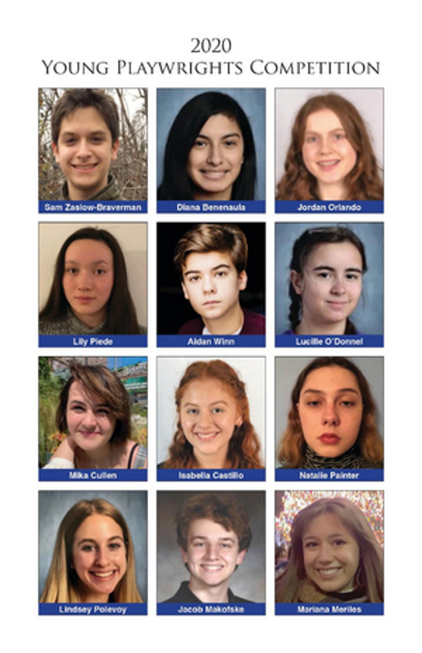 19th Annual Young Playwrights Competition Now Accepting Entries  Image