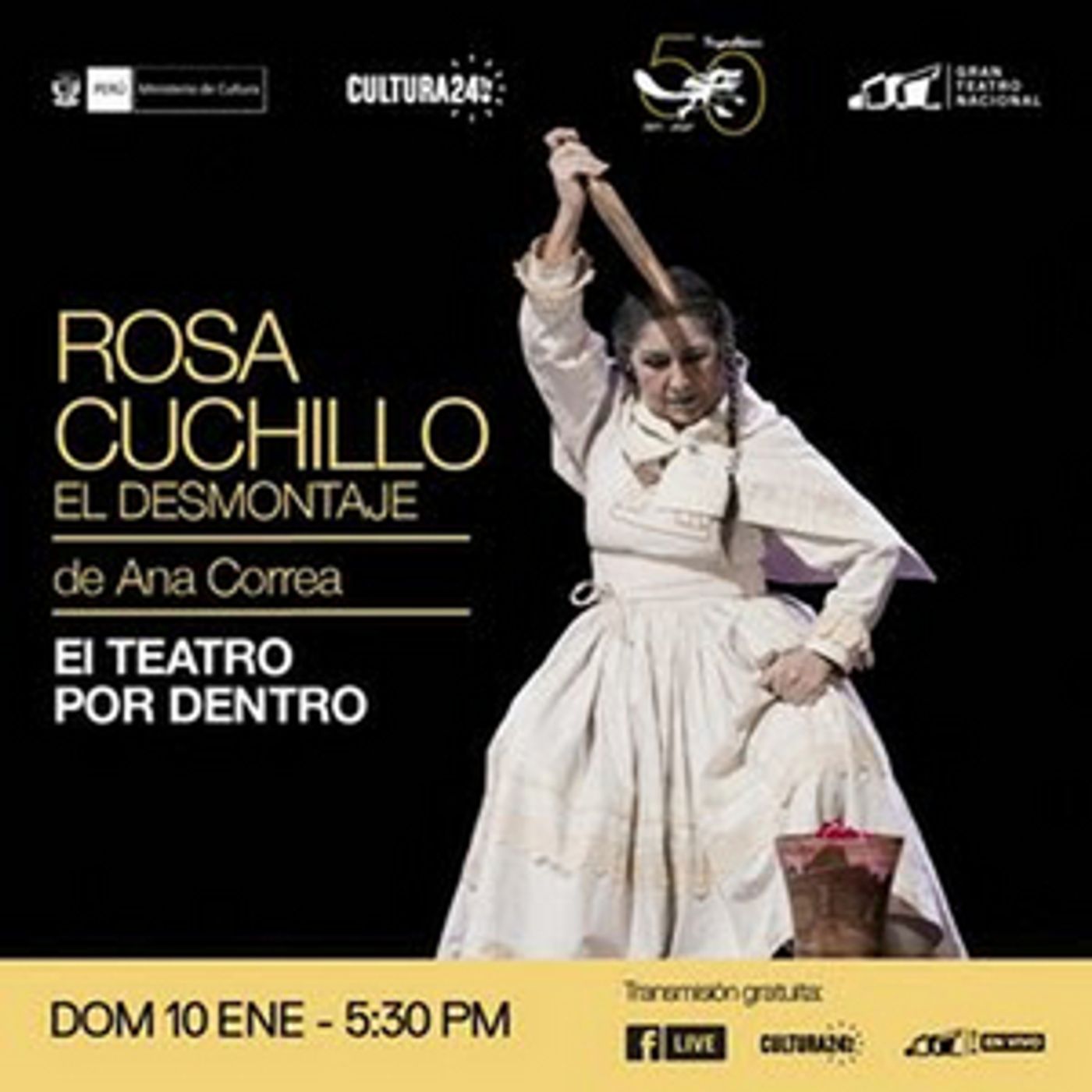 Gran Teatro Nacional Postpones ROSA CUCHILLO, EL DESMONTAJE  Image