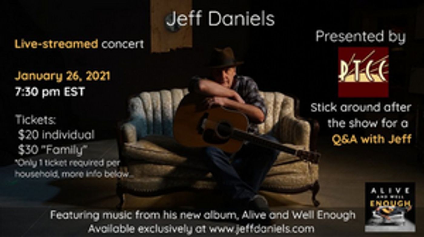 Park Theatre Civic Centre Presents a Livestreamed Concert With Jeff Daniels Park Theatre Civic Centre Presents a Livestreamed Concert With Jeff Daniels Image