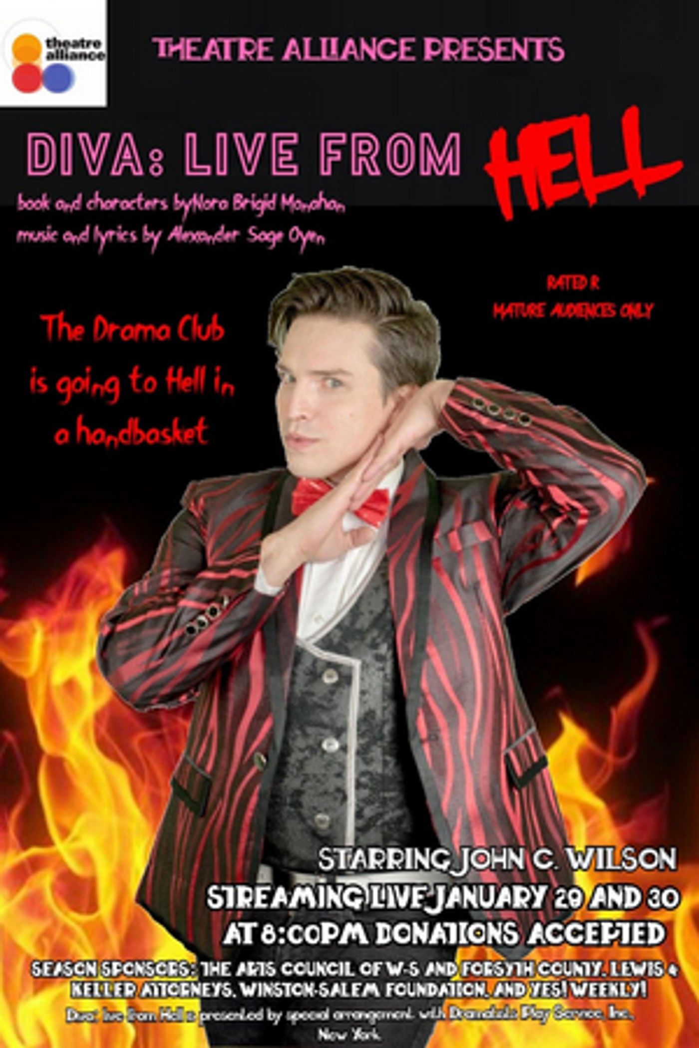 Winston-Salem Theatre Alliance Announces First Live Streamed Production, DIVA: LIVE FROM HELL Winston-Salem Theatre Alliance Announces First Live Streamed Production, DIVA: LIVE FROM HELL Image