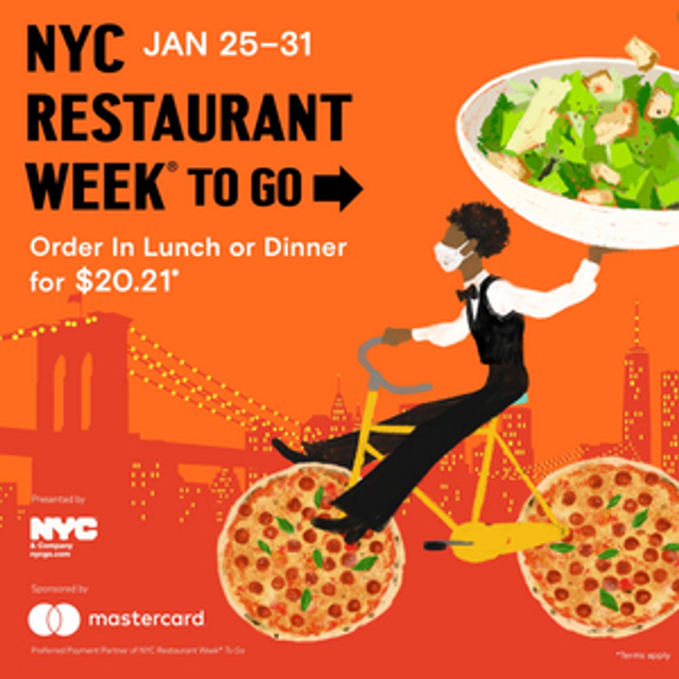 NYC & Company Launches NYC RESTAURANT WEEK® To-Go on 1/25  Image