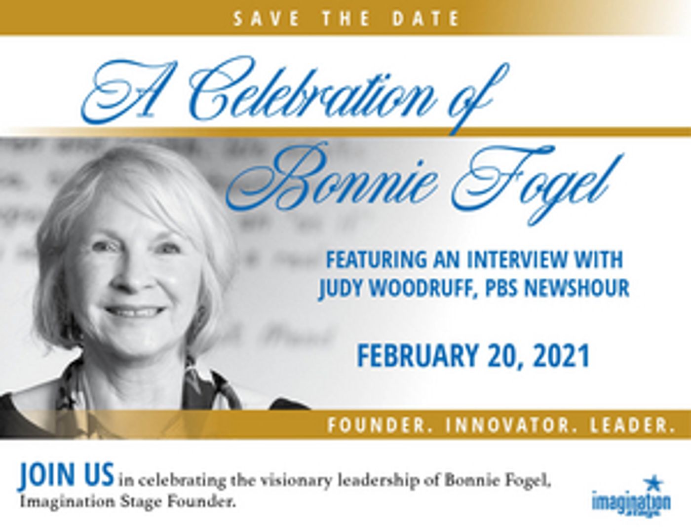 Imagination Stage Event Will Celebrate The Career Of Bonnie Fogel  Image