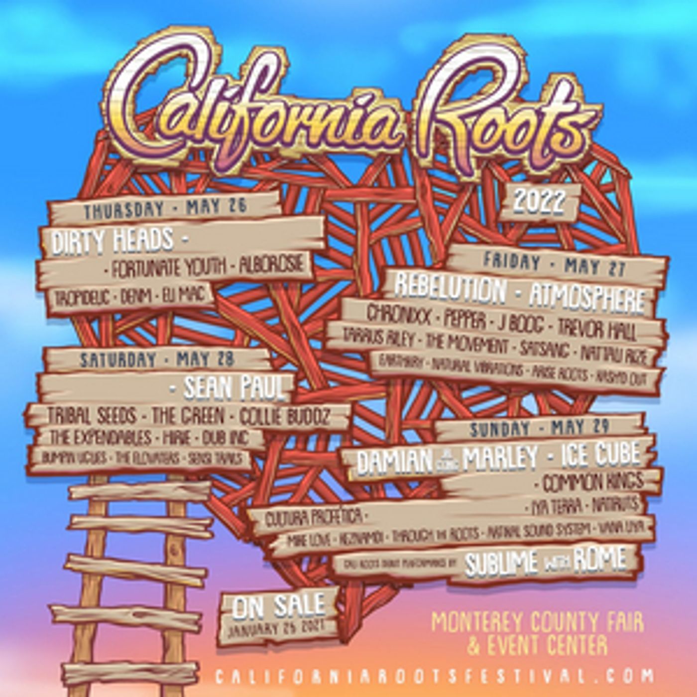 The California Roots And Arts Festival Rescheduled To May 2022  Image