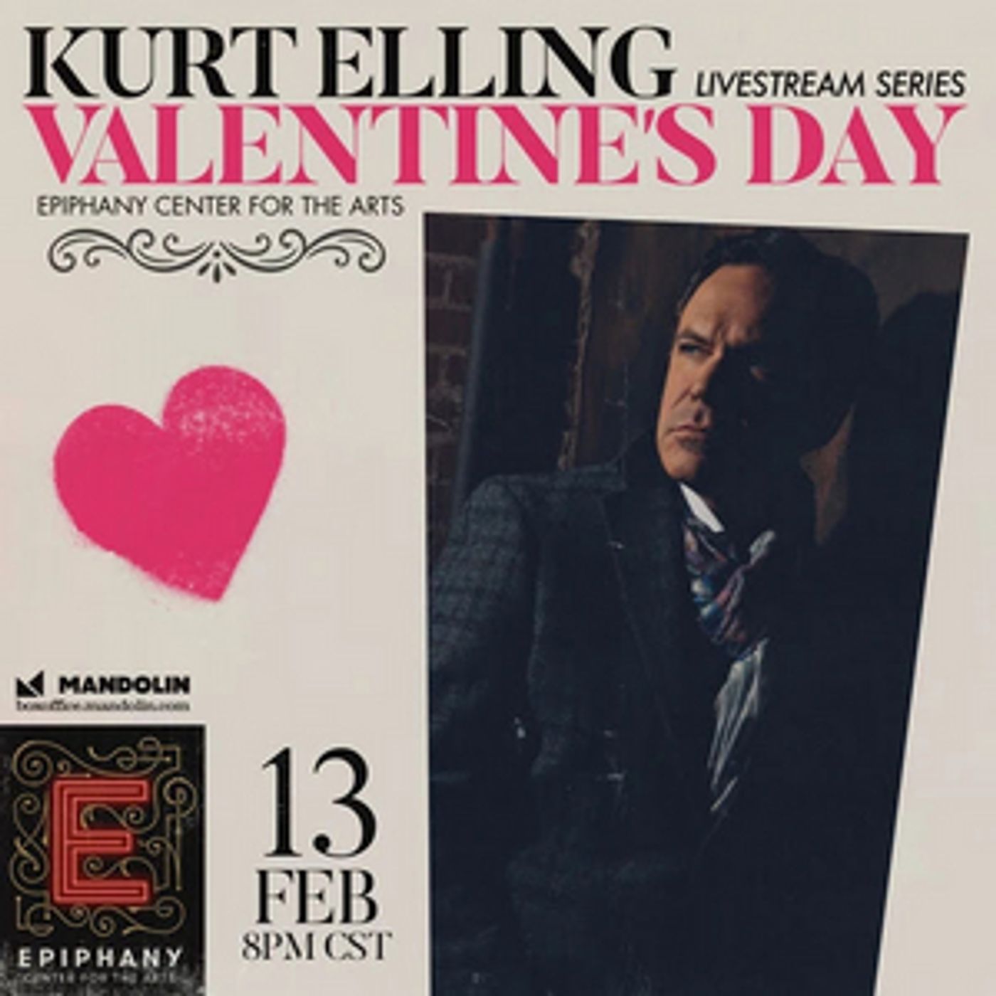 The Kurt Elling Quintet to Perform Special Valentine's Day Concert from Chicago's Epiphany Center for the Arts  Image