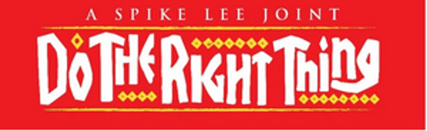 DO THE RIGHT THING Available on 4K Ultra HD for the First Time  Image