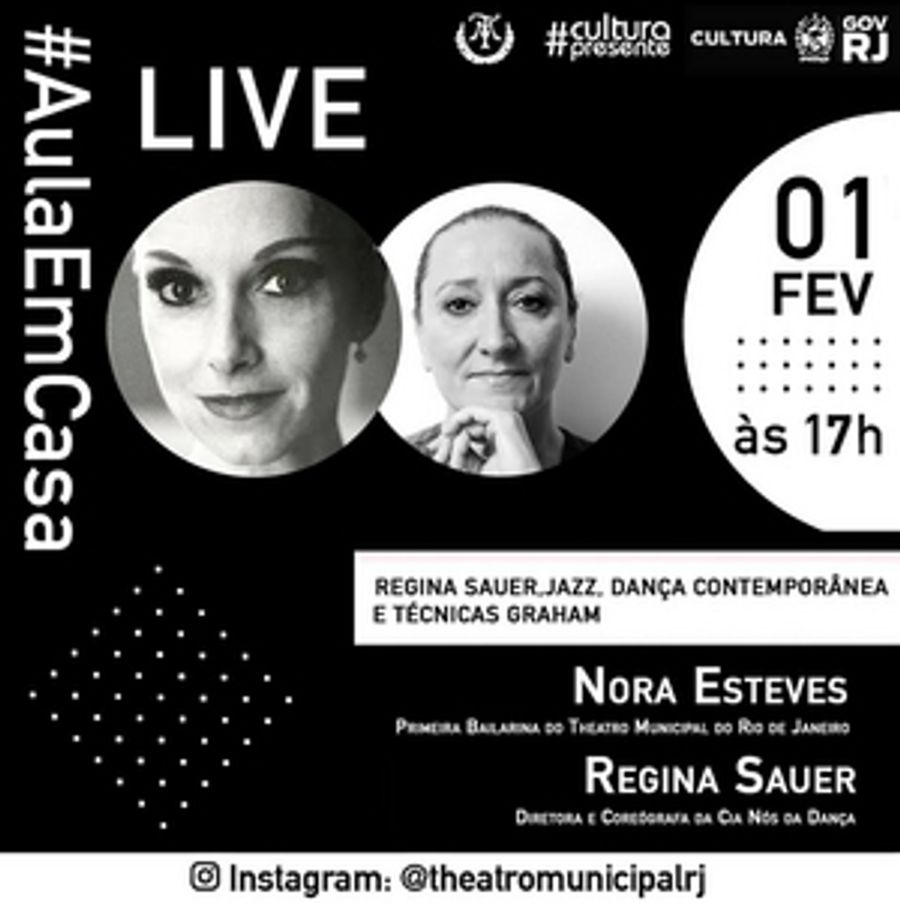 Theatro Municipal do Rio de Janeiro's Nora Esteves and Regina Sauer to Discuss Dance on Instagram Image
