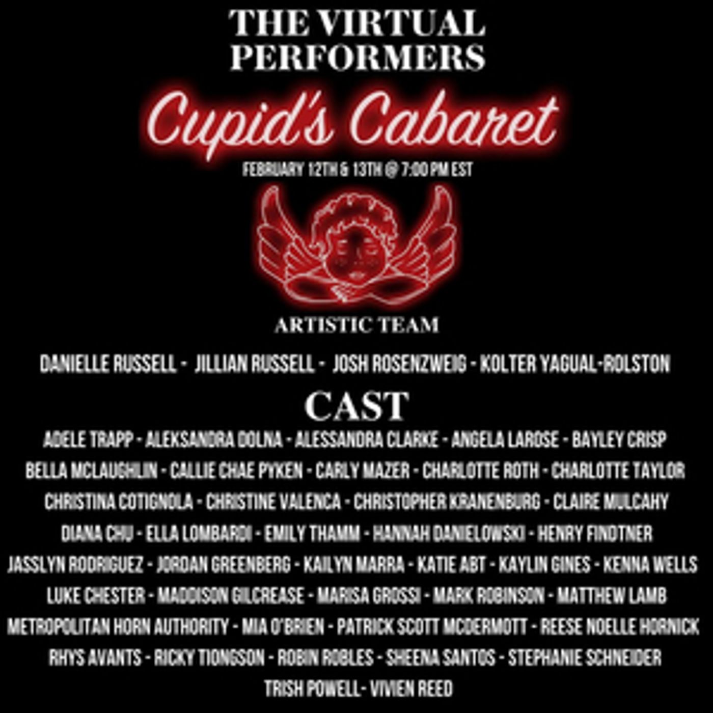 The Virtual Performers Presents CUPID'S CABARET  Image