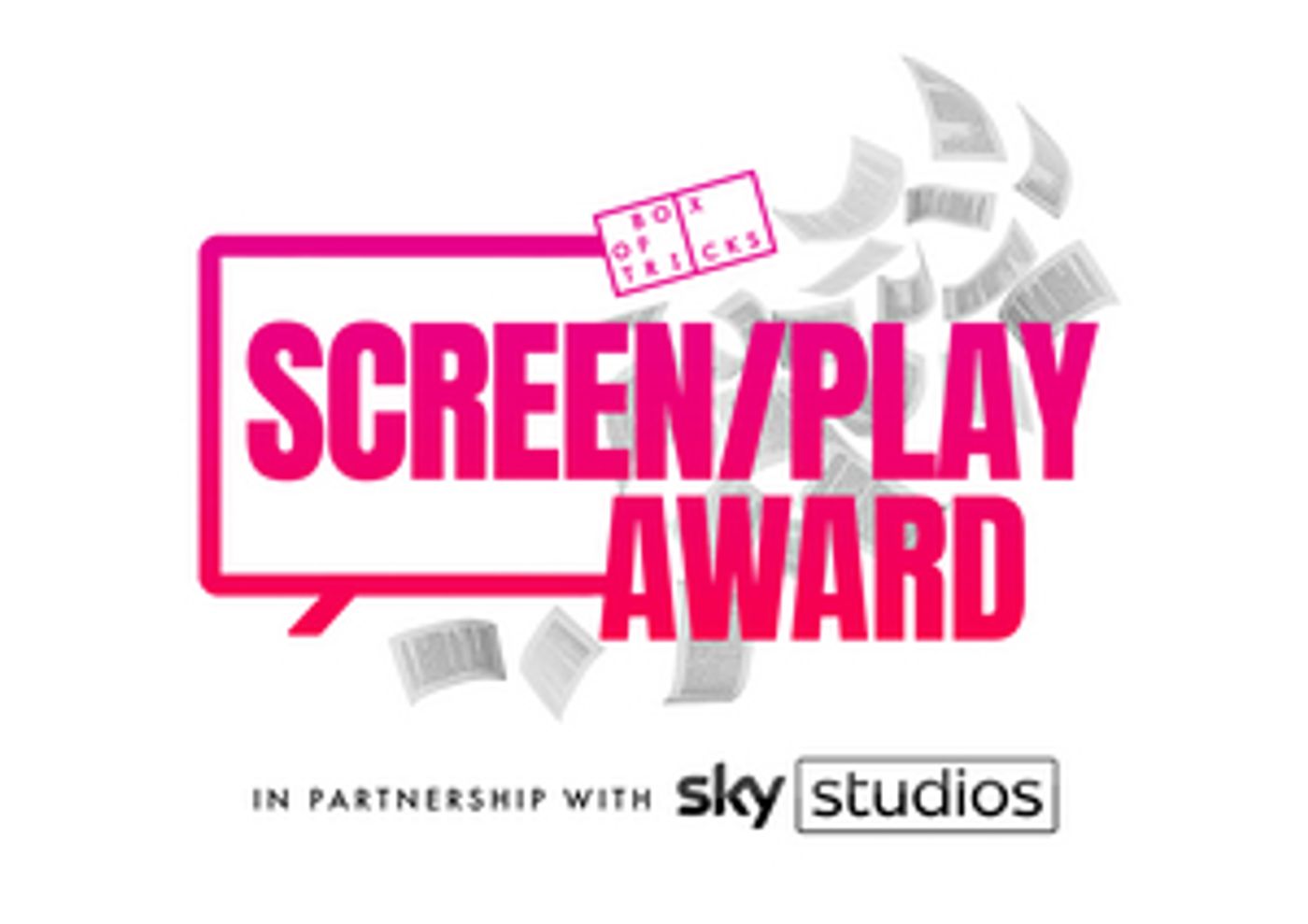 Winners Announced for Inaugural Box of Tricks & Sky Studios  Screen/Play Award  Image