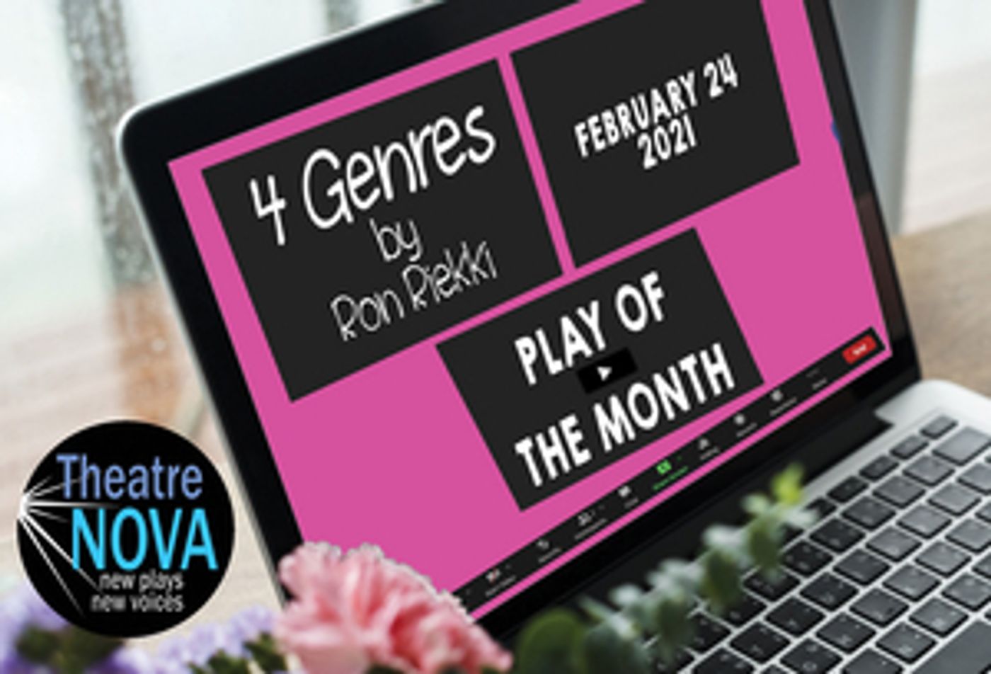 Theatre NOVA presents the Play of the Month: 4 GENRES by Ron Reikki  Image