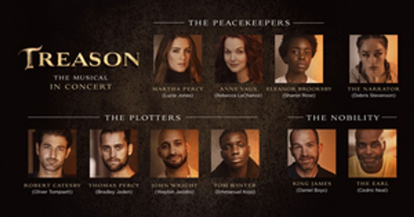 Lucie Jones, Oliver Tompsett, Daniel Boys & More to Star in World Premiere Concert Screening of TREASON THE MUSICAL  Image