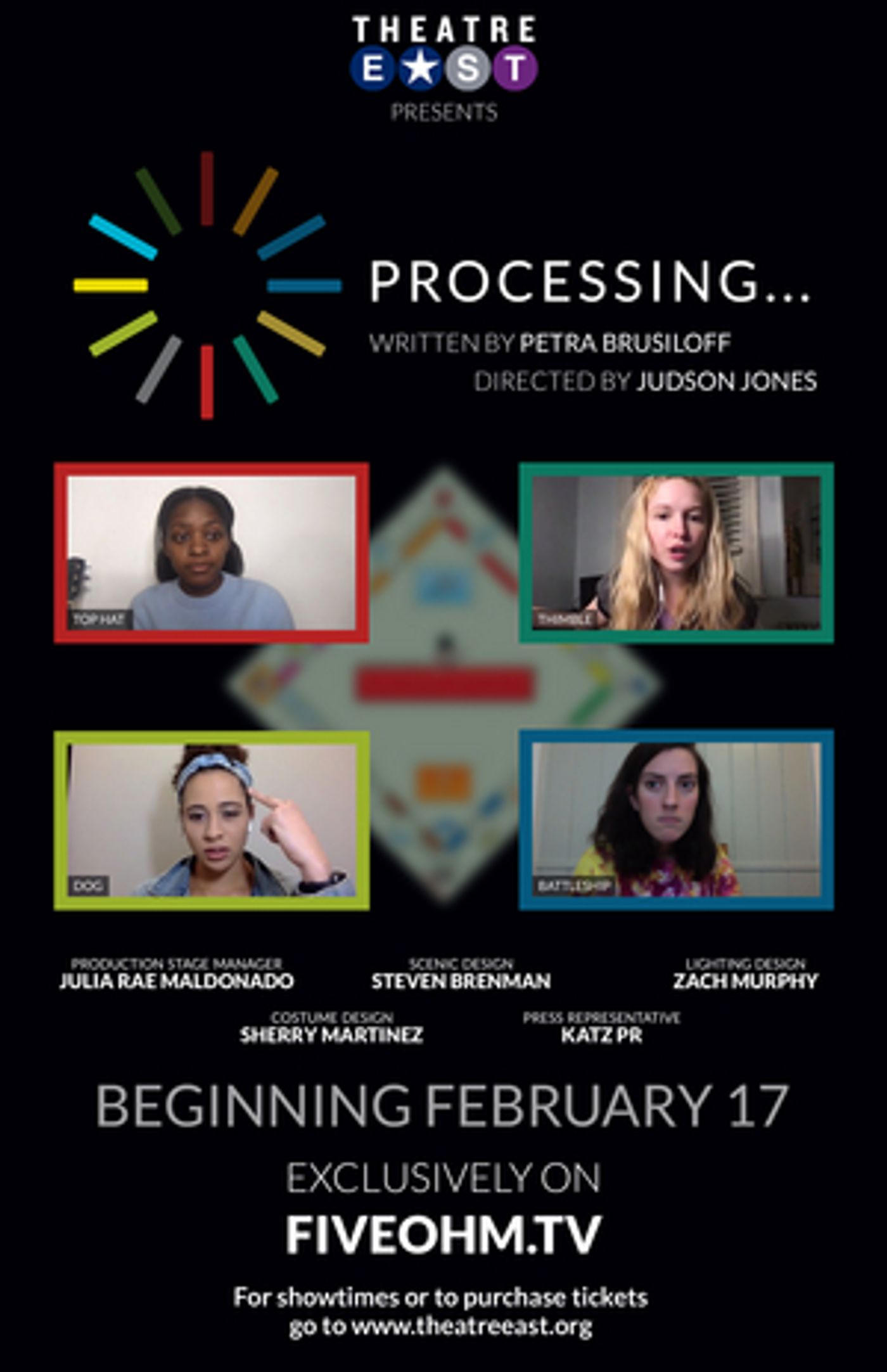 Theatre East Announces the World Premiere of PROCESSING…  Image