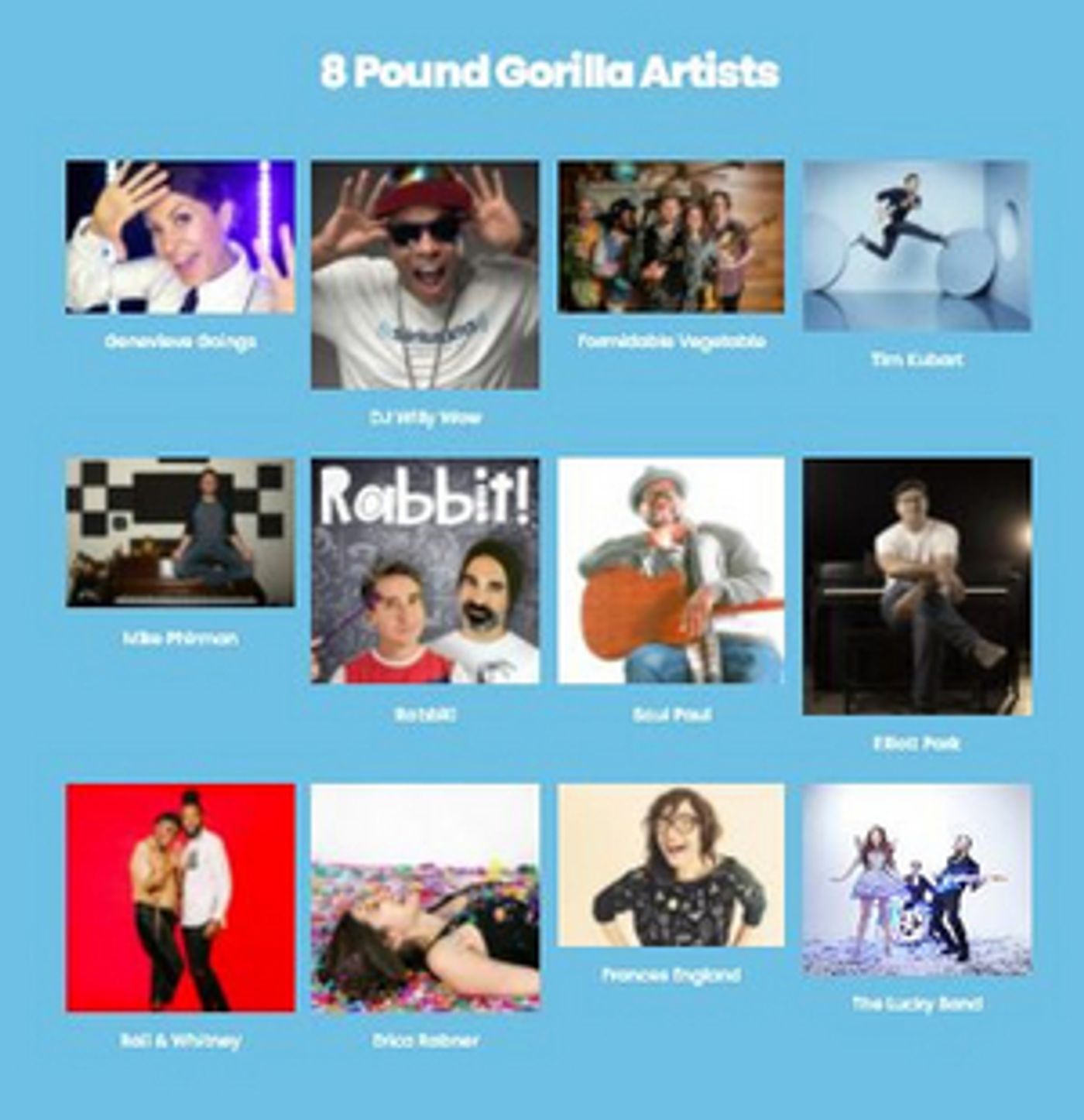 Children's Music Label 8 Pound Gorilla Records Launches With Exciting Roster  Image