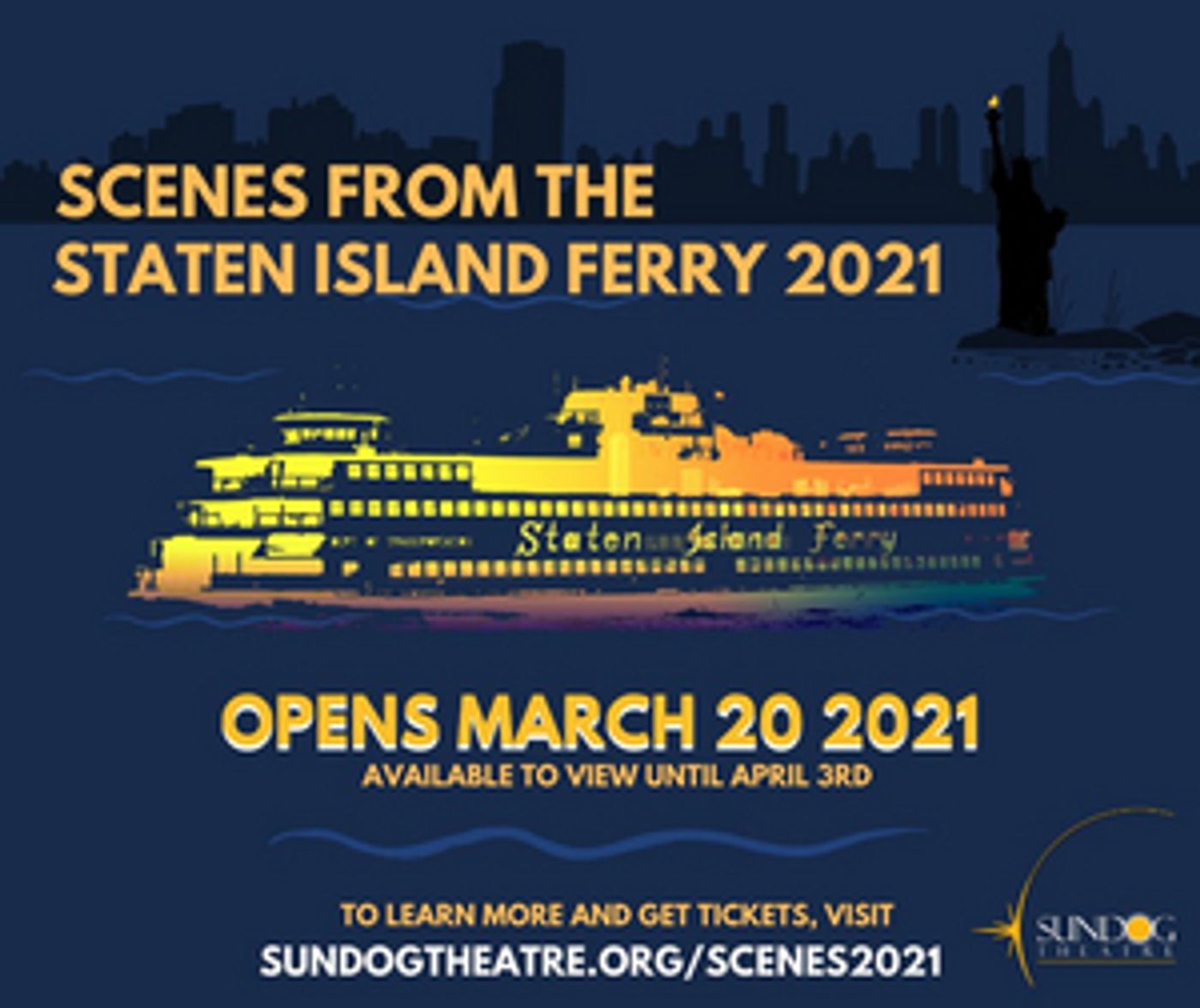 Sundog Theatre Presents SCENES FROM THE STATEN ISLAND FERRY 2021  Image