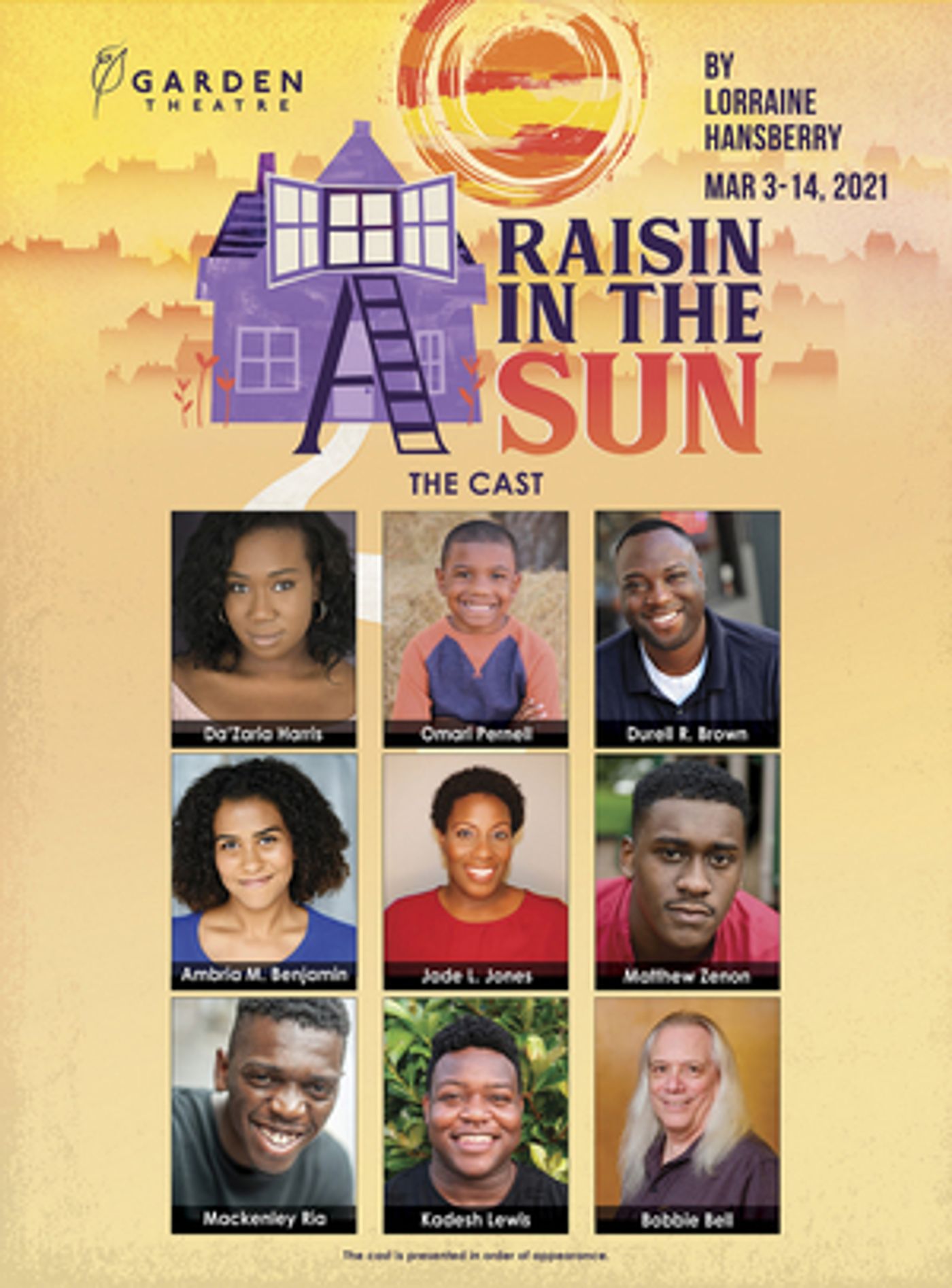 Garden Theatre Presents A RAISIN IN THE SUN  Image