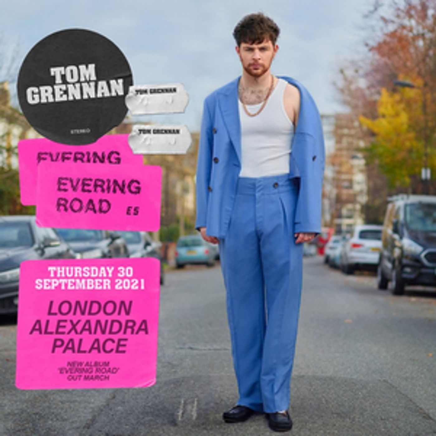 Tom Grennan Announces Alexandra Palace Headline Show Tom Grennan Announces Alexandra Palace Headline Show Image