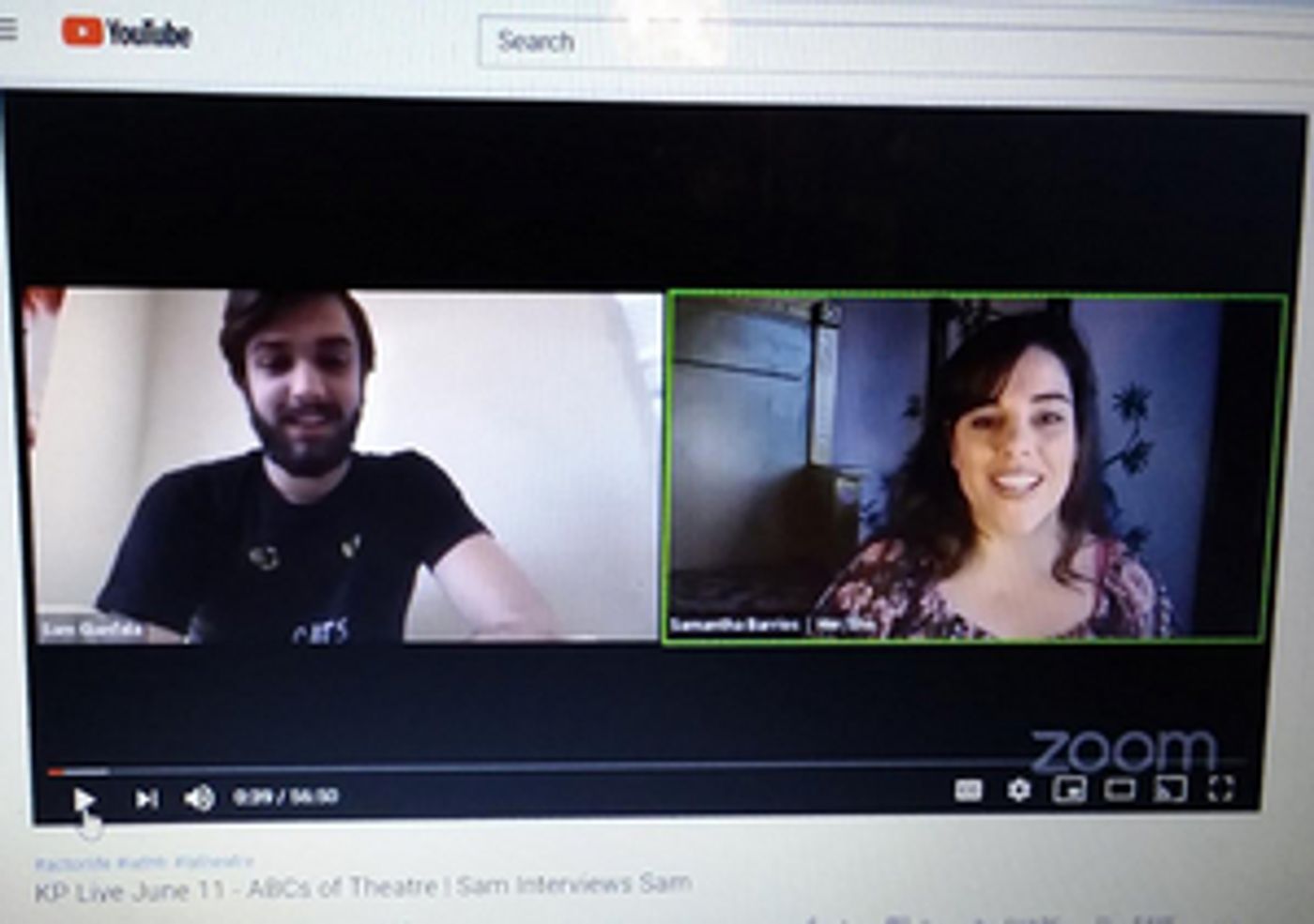 Feature: 2021 VIRTUAL THEATER SERIES by Kentwood Players  Image