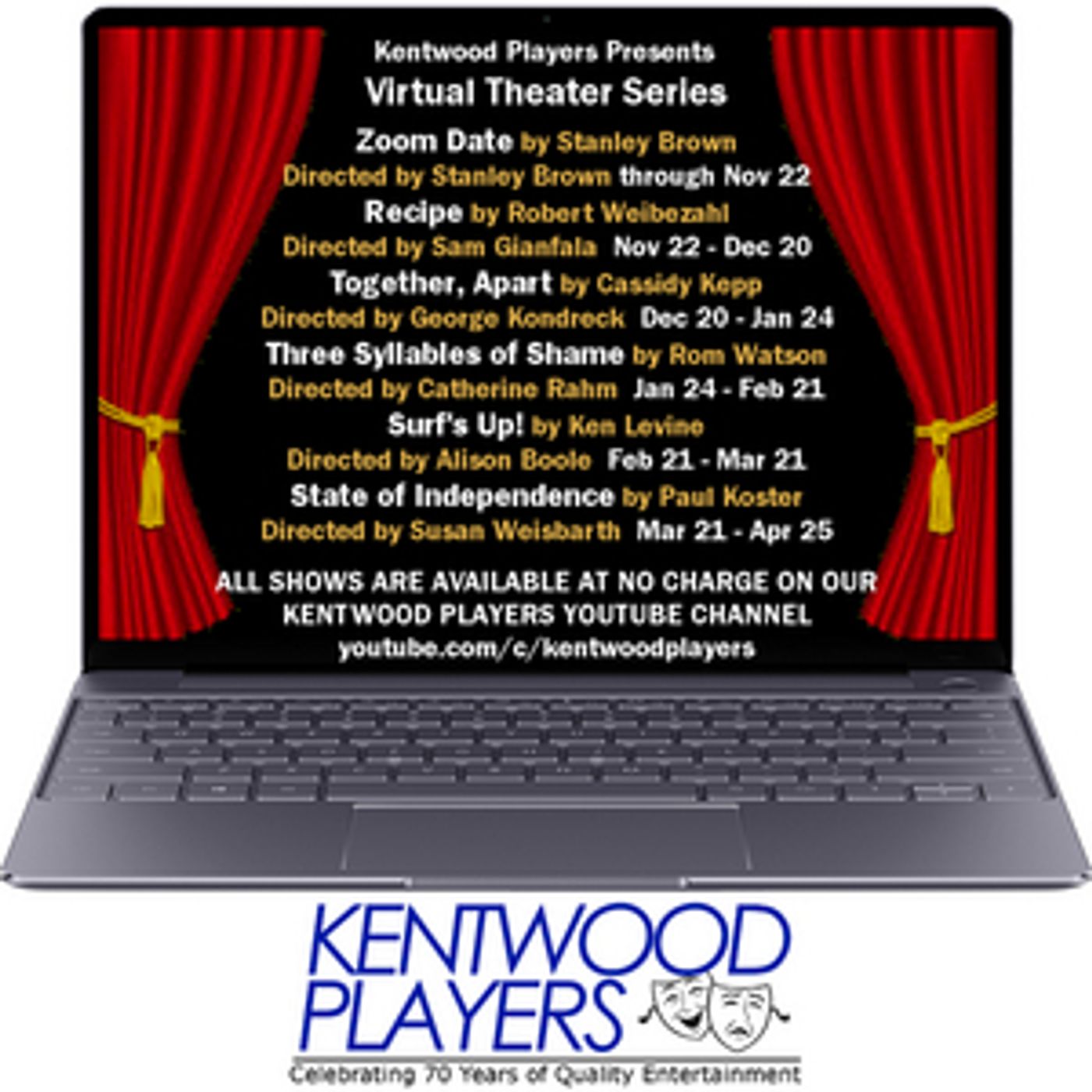 Feature: 2021 VIRTUAL THEATER SERIES by Kentwood Players  Image