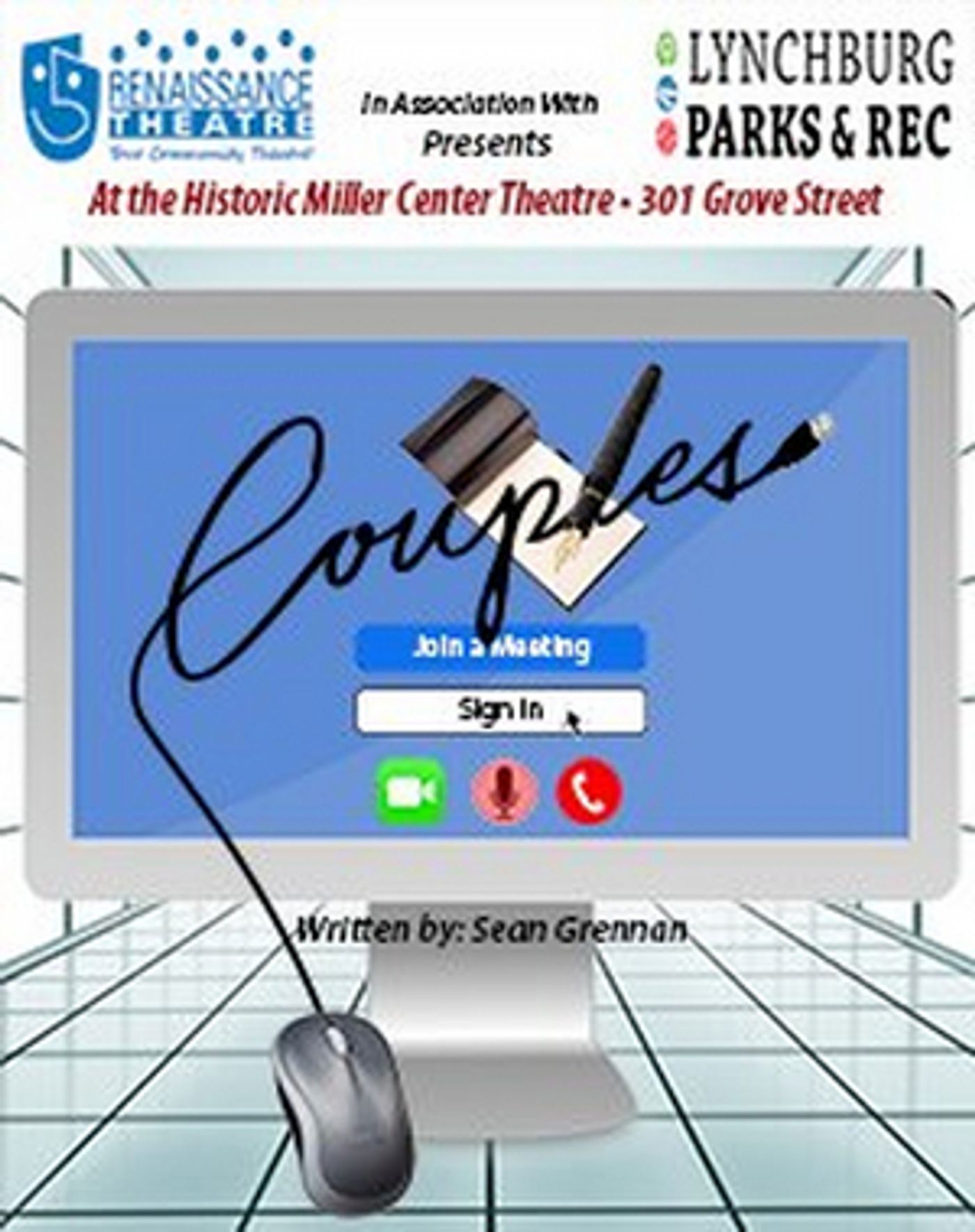 Renaissance Theatre Company Presents COUPLES, Originally Developed For Zoom  Image