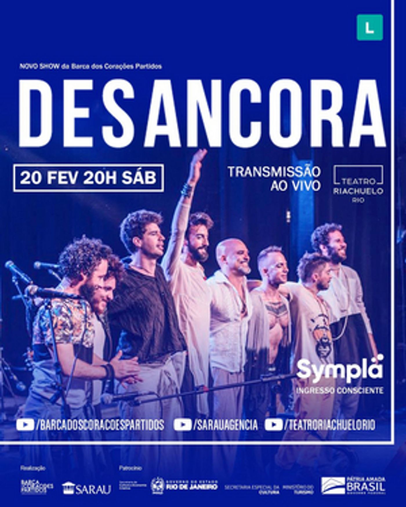 Review: BARCA DOS CORAÇÕES PARTIDOS Performs Authorial Show With Free Live Streaming Review: BARCA DOS CORAÇÕES PARTIDOS Performs Authorial Show With Free Live Streaming Image