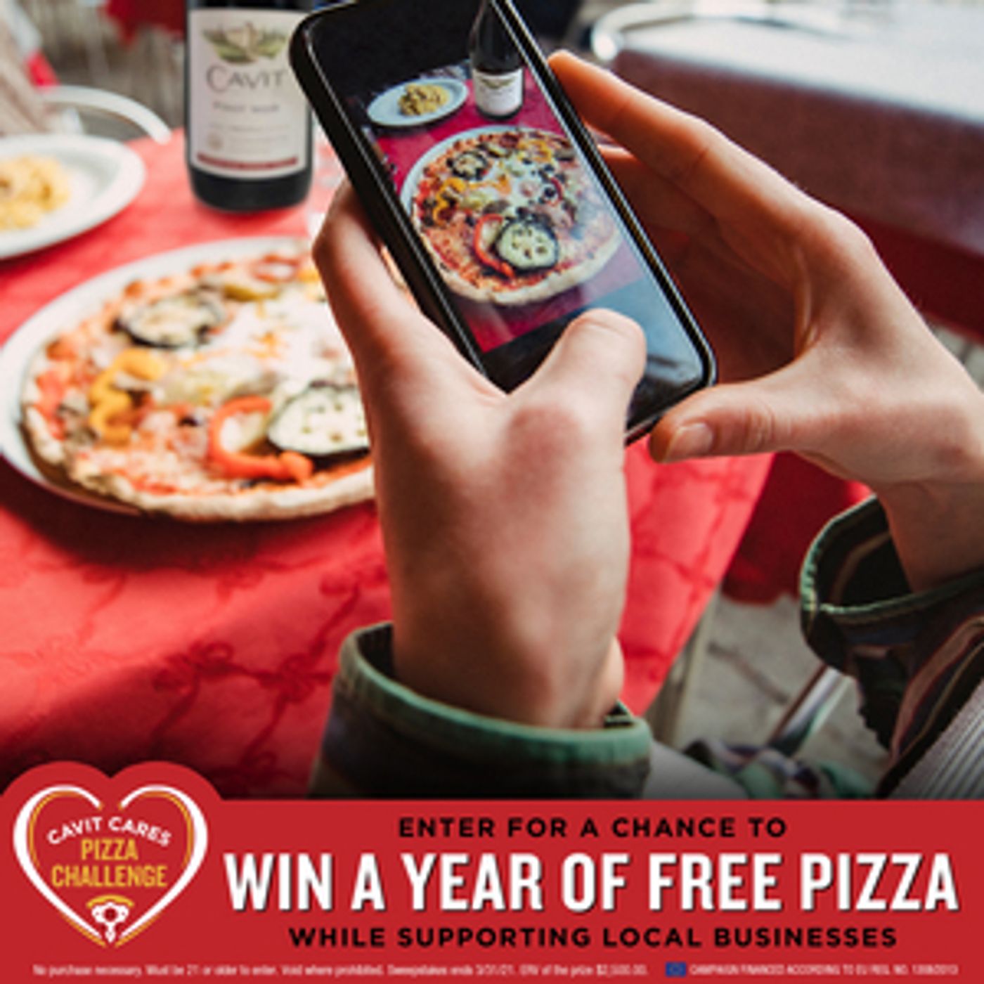CAVIT Cares Pizza Challenge to Win Free Pizza  Image