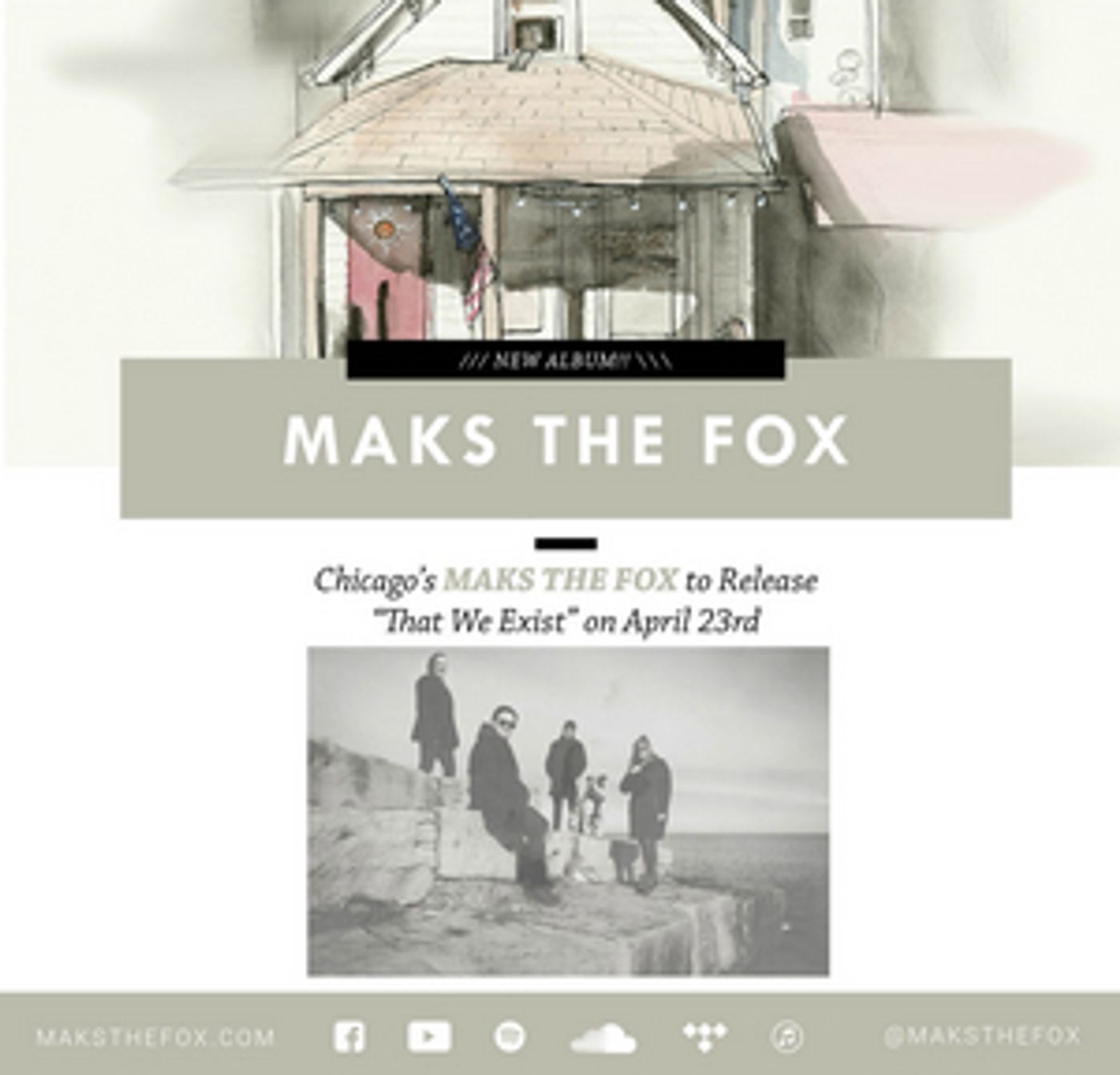 MAKS THE FOX Will Release 'That We Exist' Apr. 23  Image