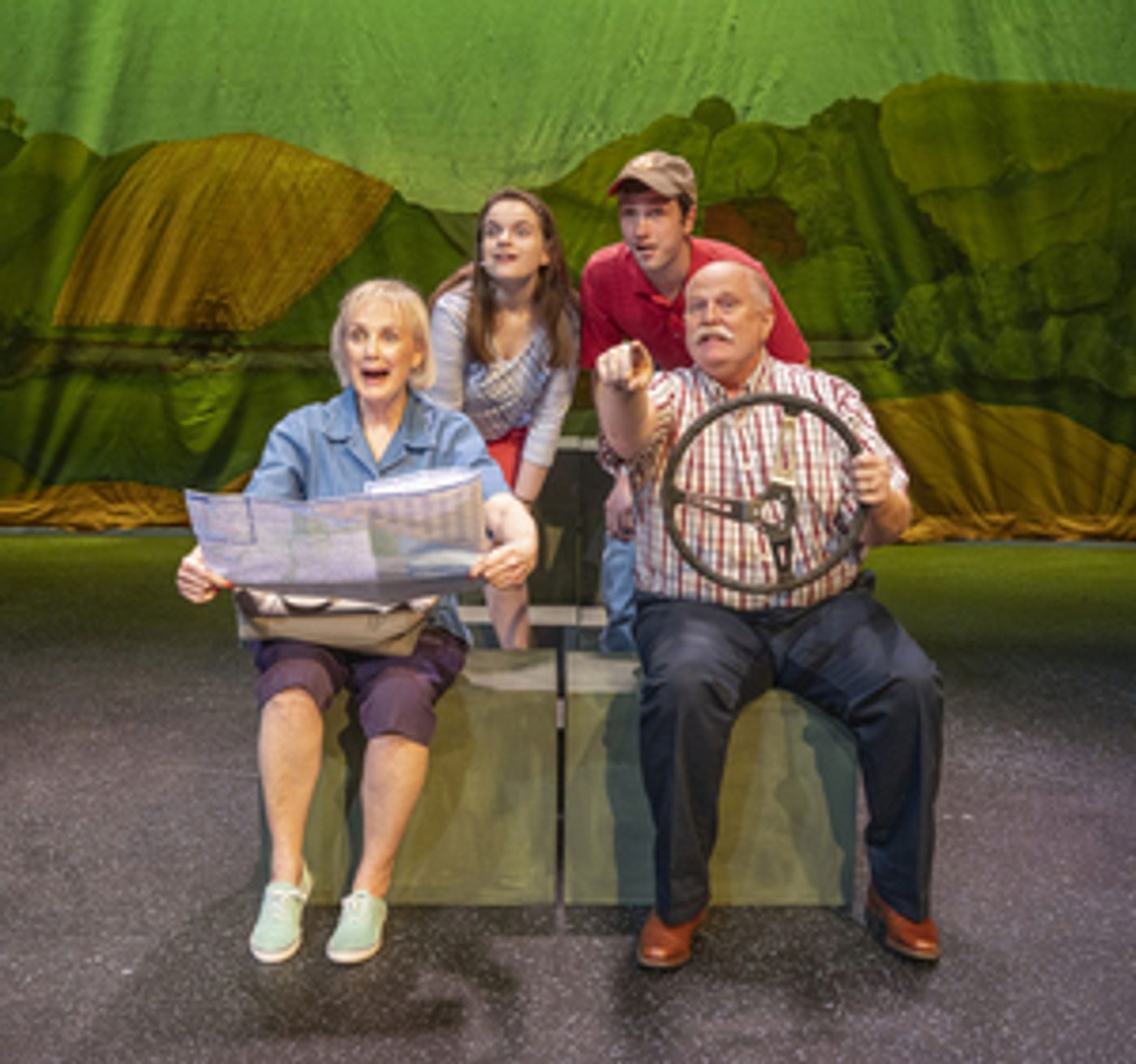 Review: LEAVING IOWA at Des Moines Playhouse: Going on a Journey Back to Easier Times  Image