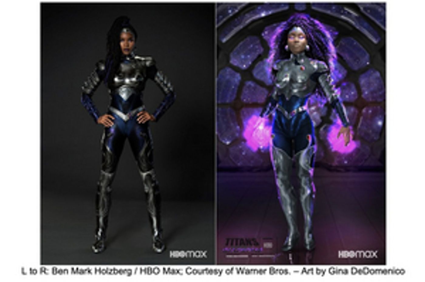 HBO Max Unveils New 'Blackfire' Supersuit From Season Three of TITANS  Image