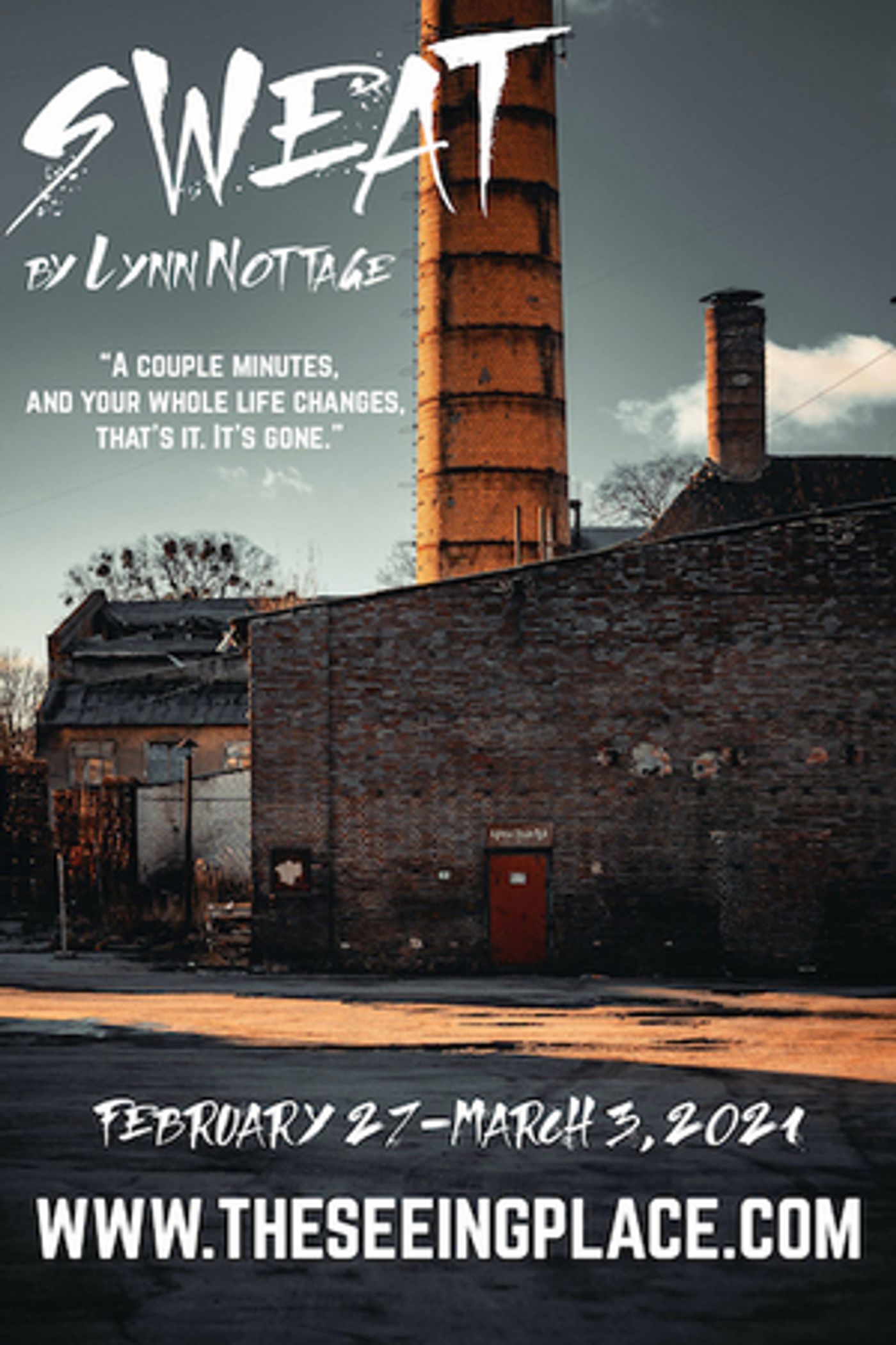 The Seeing Place Theater Presents Pulitzer Prize-Winning Play SWEAT The Seeing Place Theater Presents Pulitzer Prize-Winning Play SWEAT Image