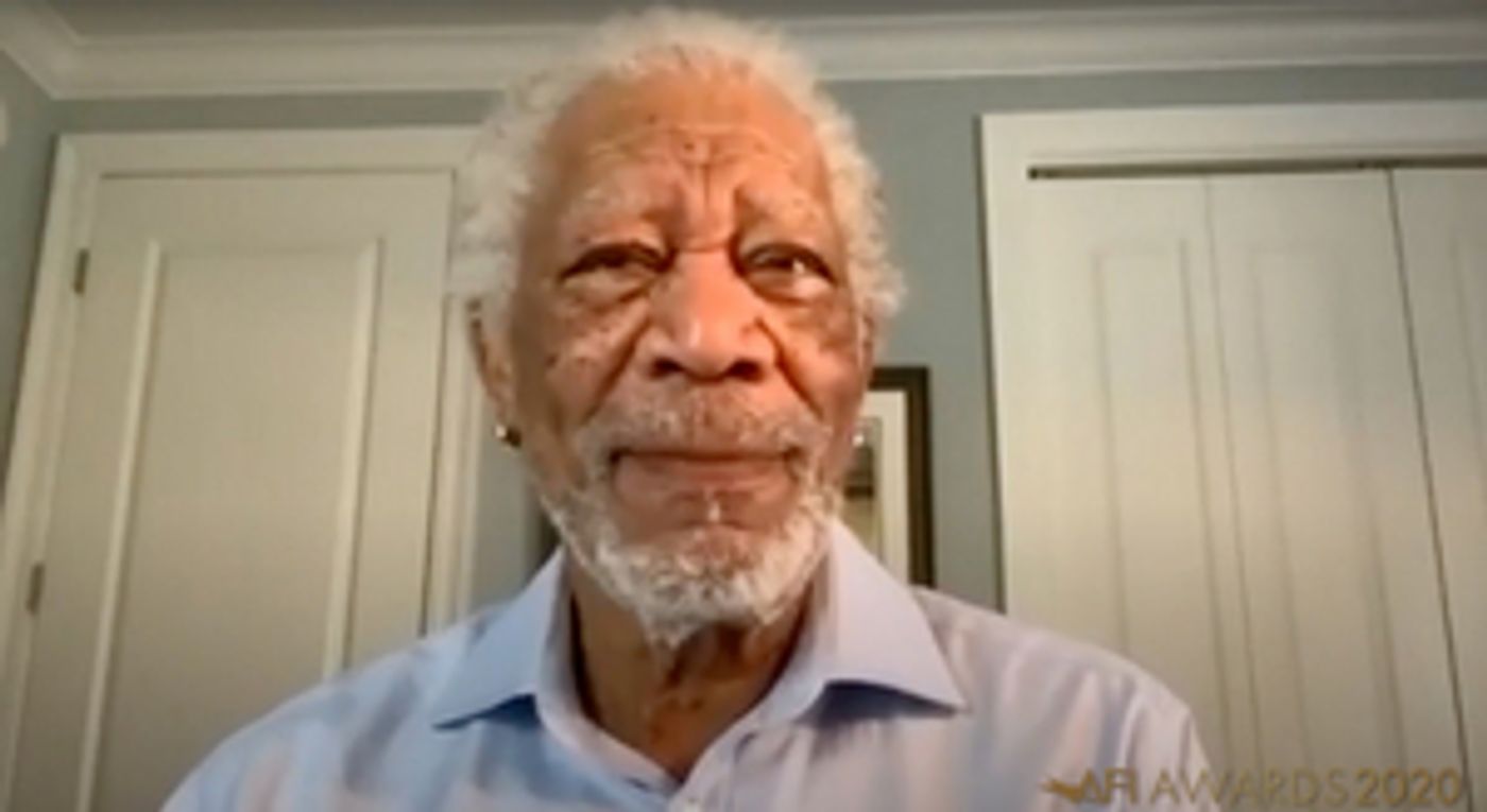 Morgan Freeman Pays Tribute to Cicely Tyson at the AFI Awards  Image