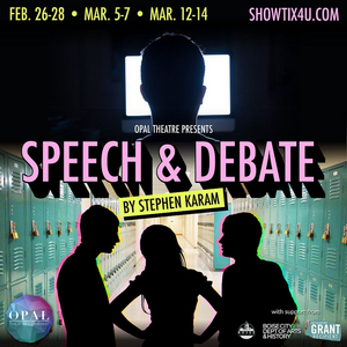 Opal Theatre Company Presents SPEECH & DEBATE Opal Theatre Company Presents SPEECH & DEBATE Image