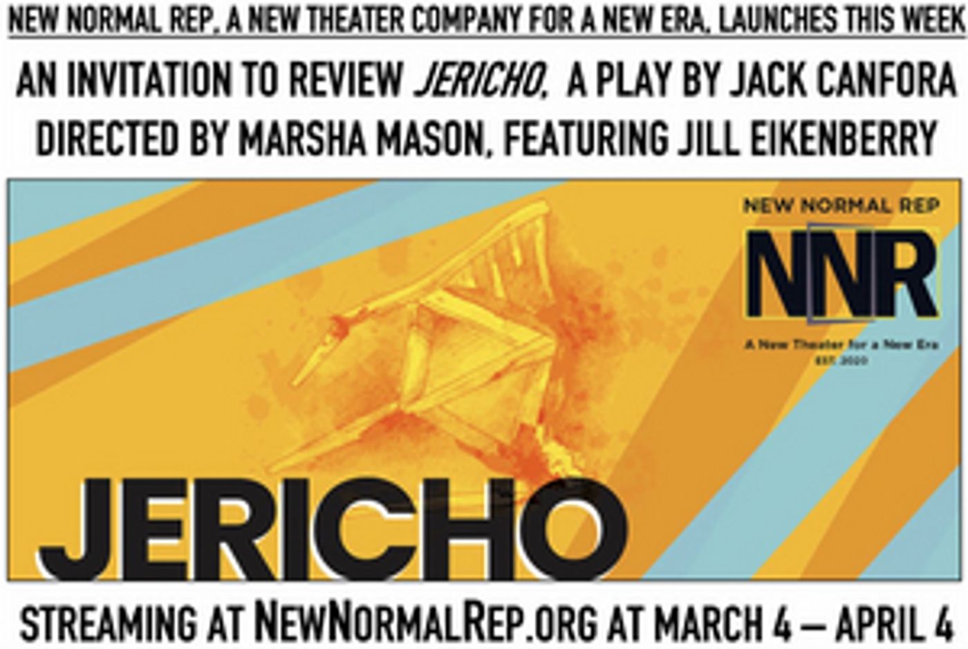 Jill Eikenberry to Star in Virtual Production of JERICHO Directed by Marsha Mason  Image
