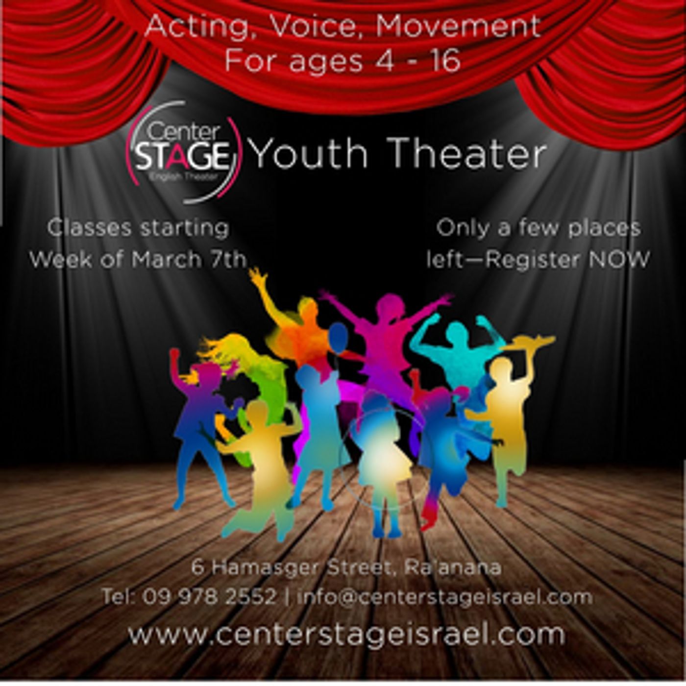 Center Stage Israel Launches Youth Theater Classes  Image