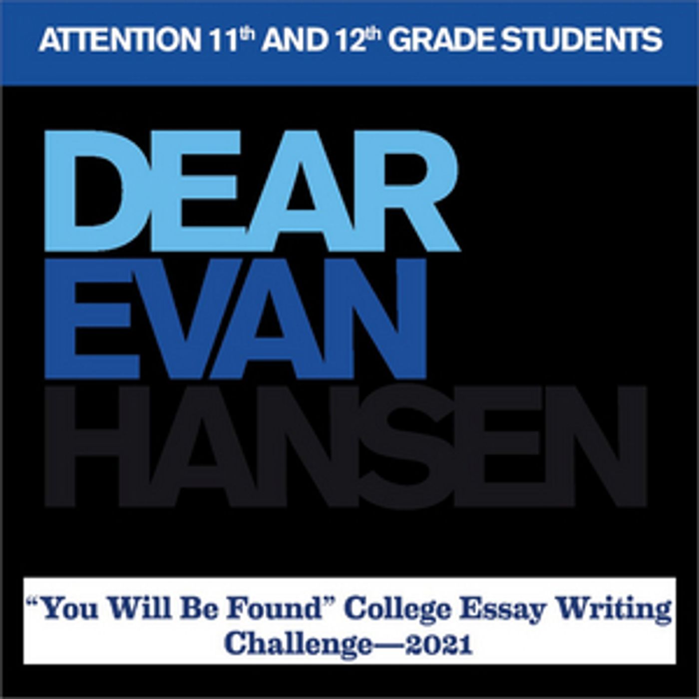 Wisconsin Performing Arts Centers To Provide Scholarships In DEAR EVAN HANSEN Essay Contest Wisconsin Performing Arts Centers To Provide Scholarships In DEAR EVAN HANSEN Essay Contest Image