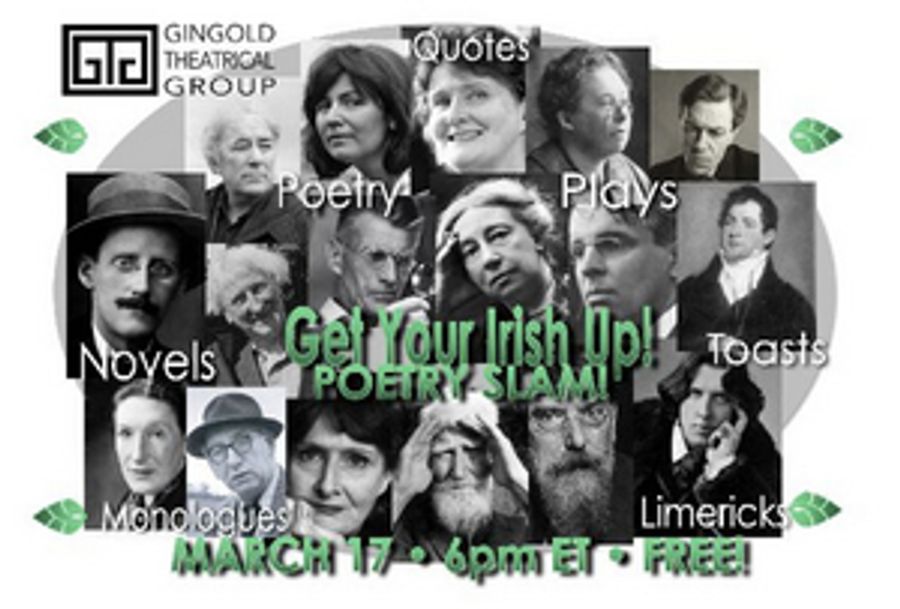 Tonya Pinkins, Tyne Daly, Melissa Errico, Renee Taylor and More to Take Part in IRISH POETRY SLAM Image