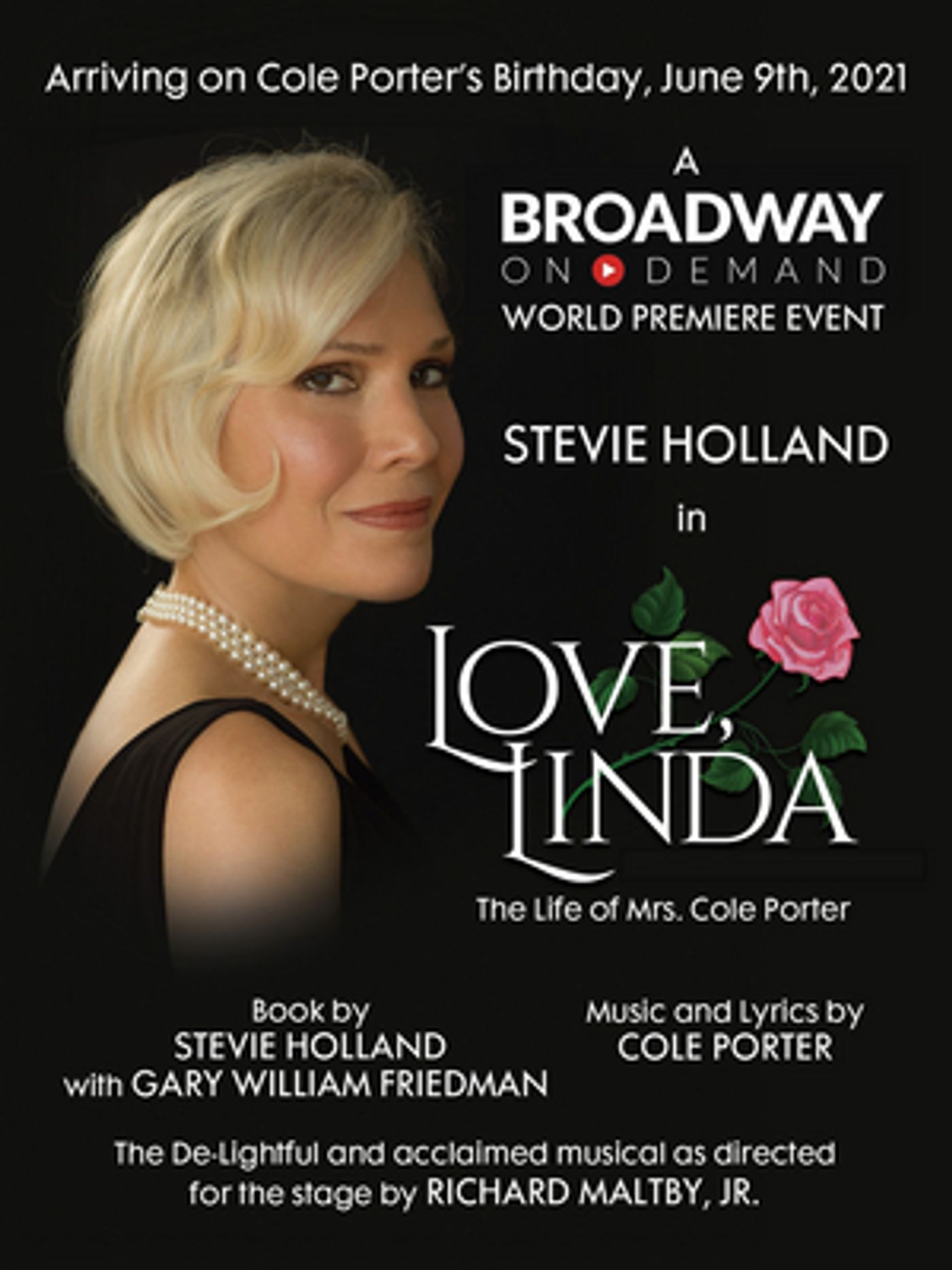 LOVE, LINDA: THE LIFE OF MRS. COLE PORTER Starring Stevie Holland to Have Virtual World Premiere in June  Image
