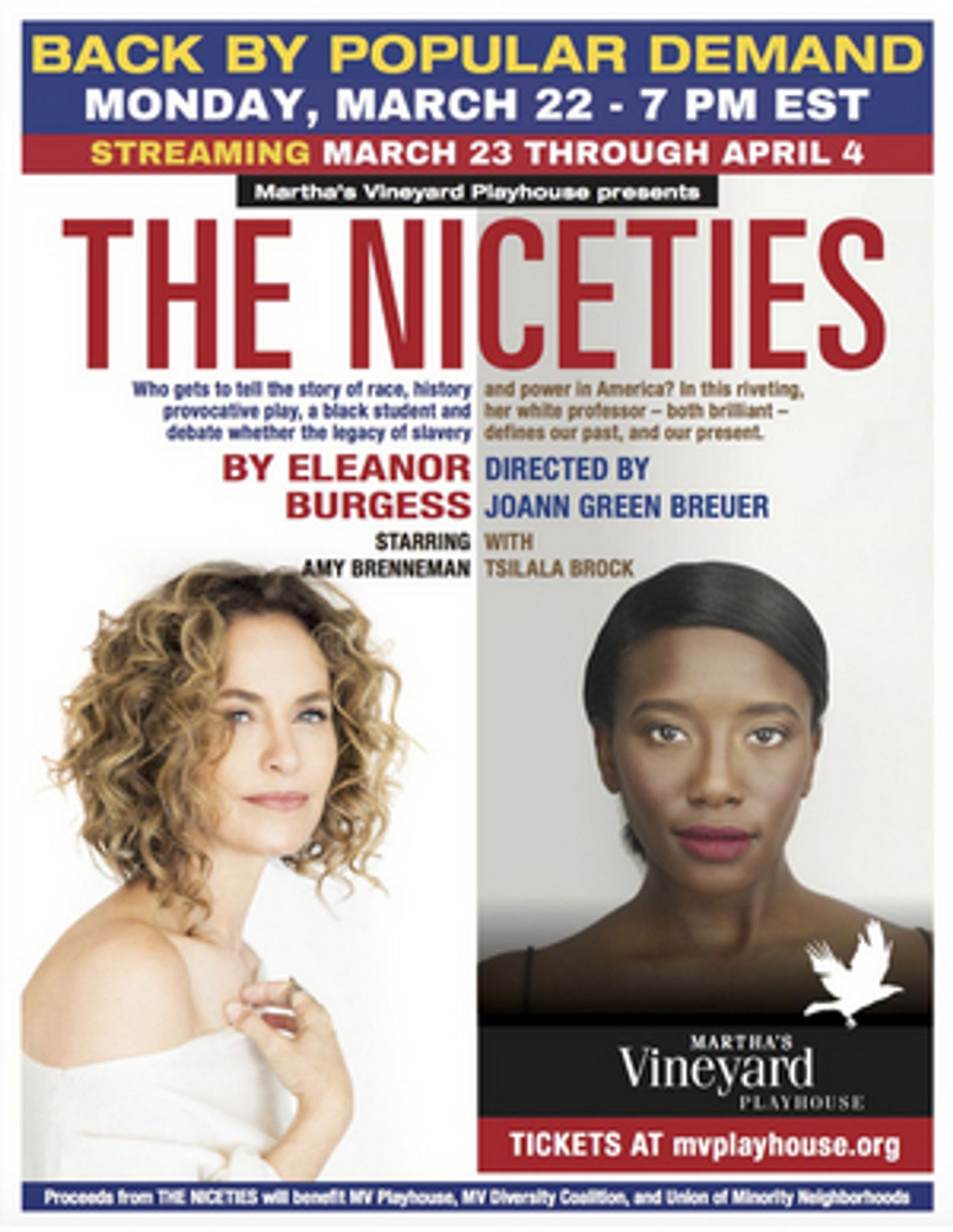 Marthas-Vineyard-Playhouse-Presents-THE-NICETIES-Live-Online-With-Amy-Brenneman-20210312 Martha's Vineyard Playhouse Presents THE NICETIES Live Online With Amy Brenneman Image