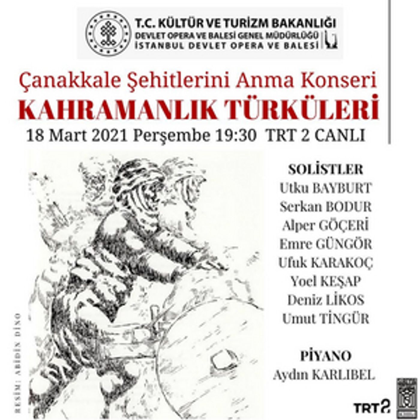 Opera Bale Istanbul Presents CANAKKALE SEHITLERINI ANIYOR Opera Bale Istanbul Presents CANAKKALE SEHITLERINI ANIYOR Image