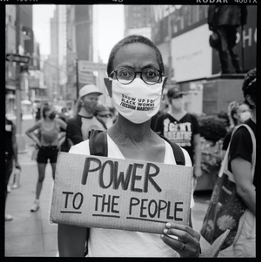 The Civilians Presents SHOWING UP, Music and Performance Inspired by Accra Shepp's Photos of BLM Activists Image